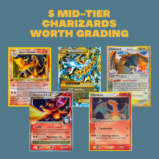 Mid-tier Charizards Worth Grading