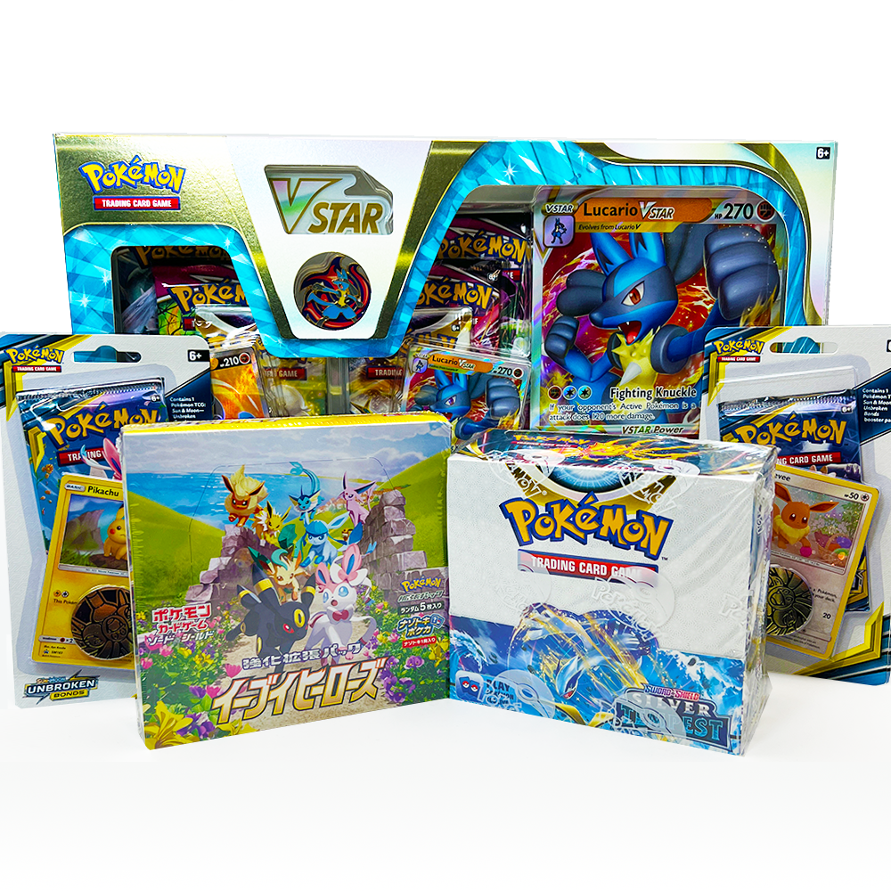 Spanish Pokemon Pack 6 Collectible card game boxes Deoxys Vmax & Zeraora  Vmax assorted