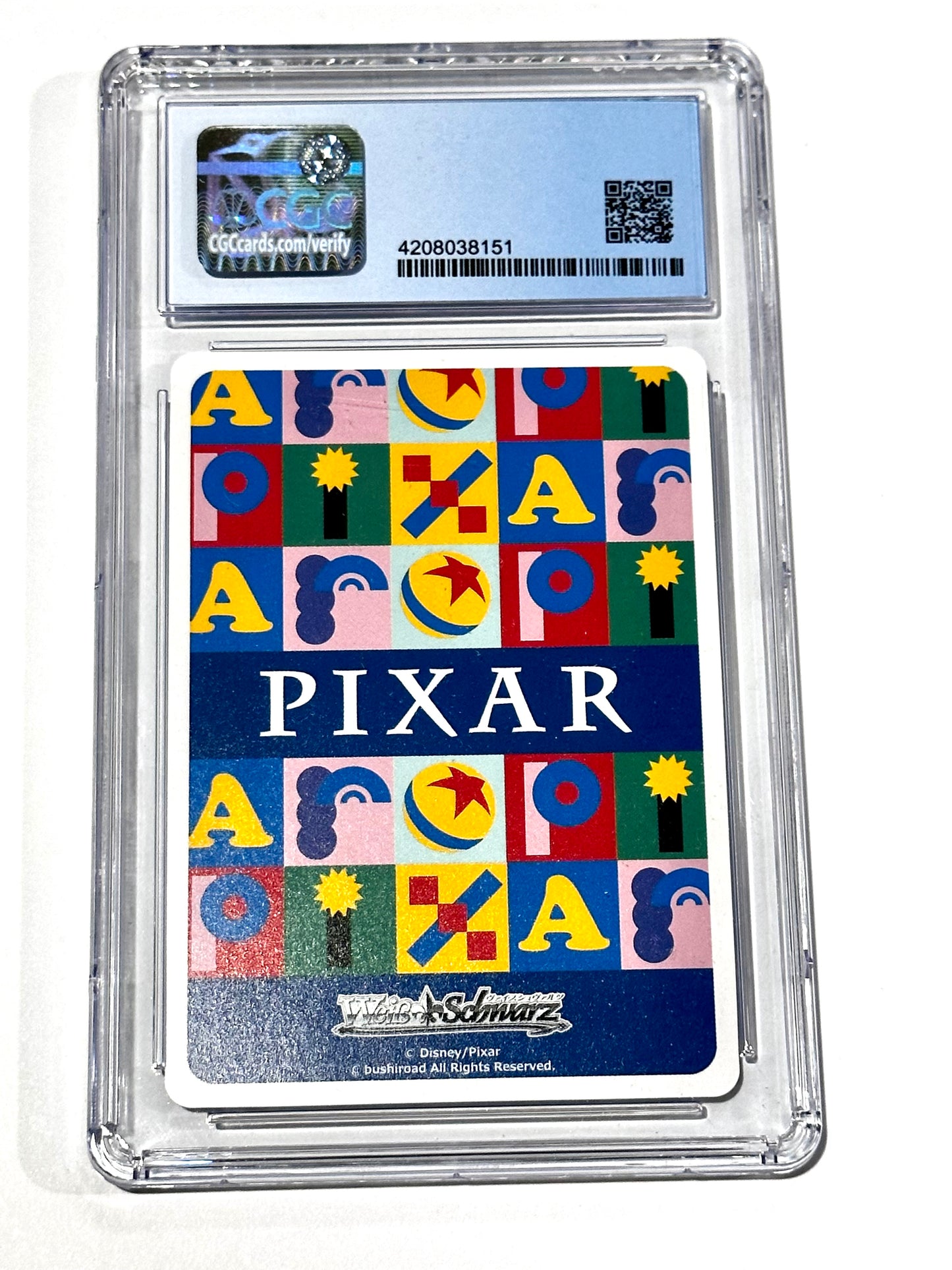 2022 Weiss Schwarz Pixar Japanese Mike Wazowski SR School Life CGC Perfect 10 Sub Graded