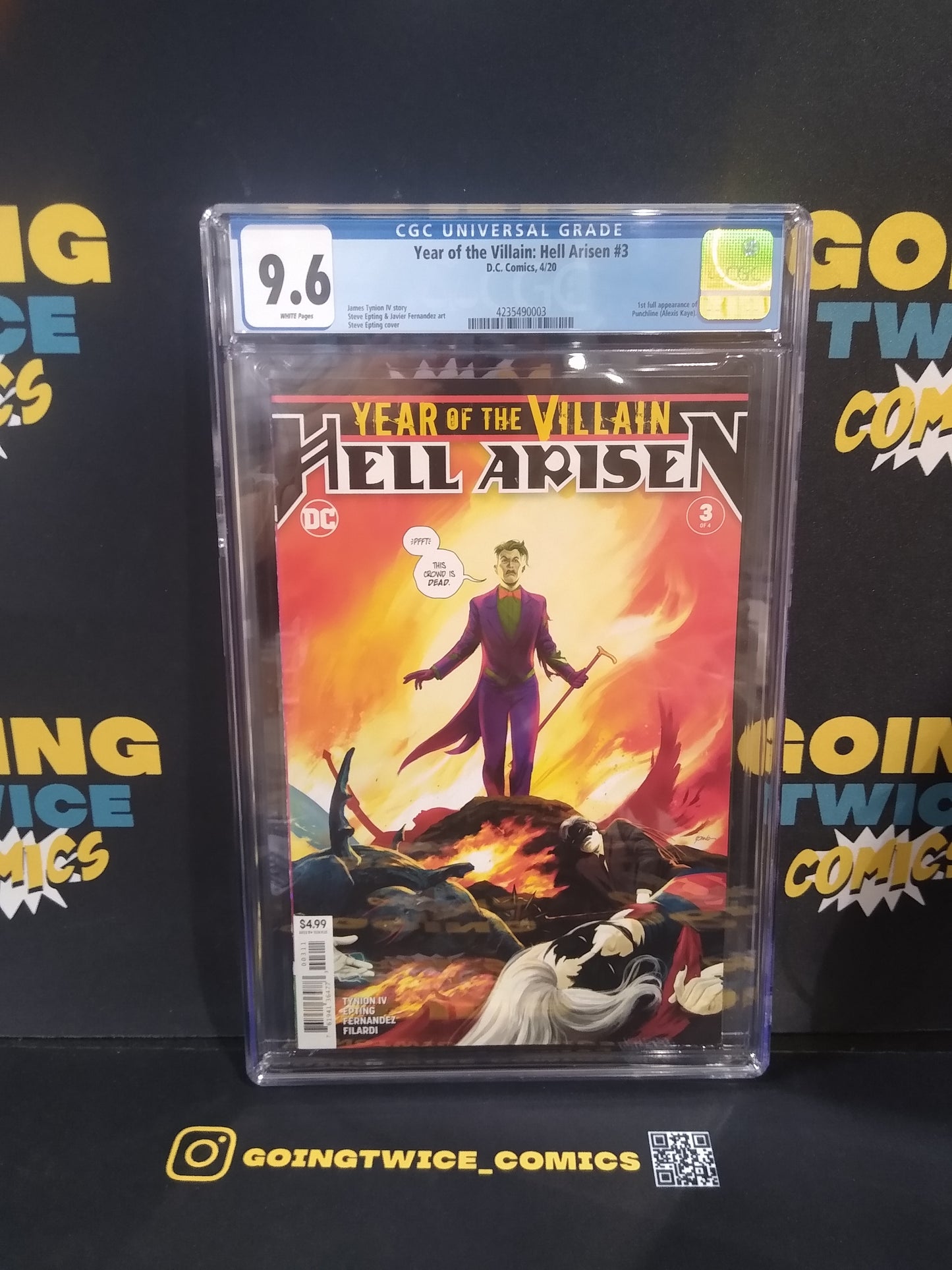 Year of the Villain: Hell Arisen DC Comic #3 Graded CGC 9.6