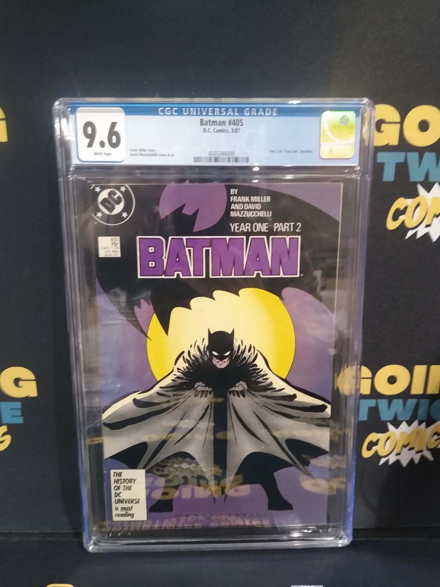 Batman #405 DC Comic #405 Graded CGC 9.6