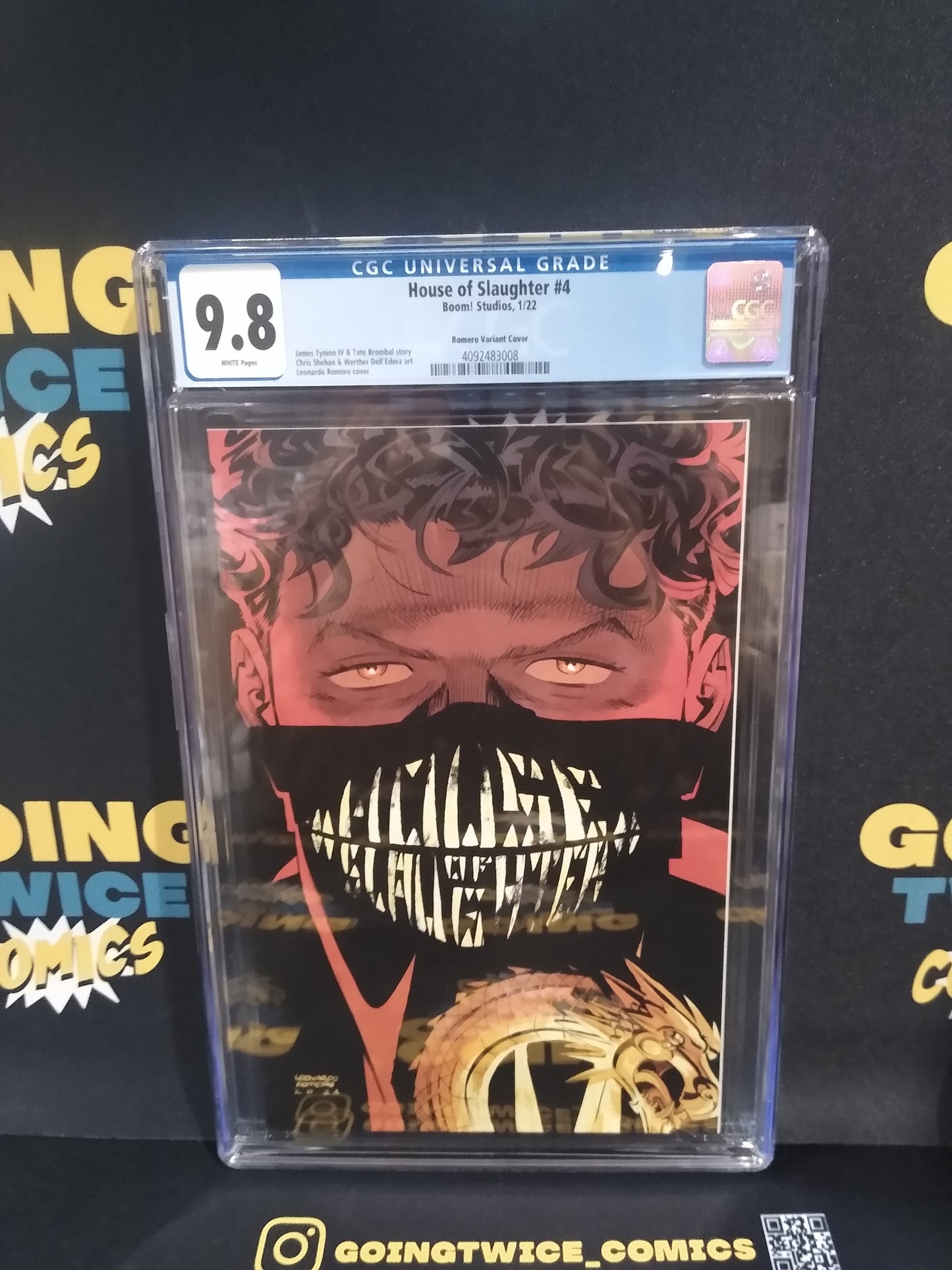House of Slaughter Romero Variant Boom Comic Graded CGC 9.8