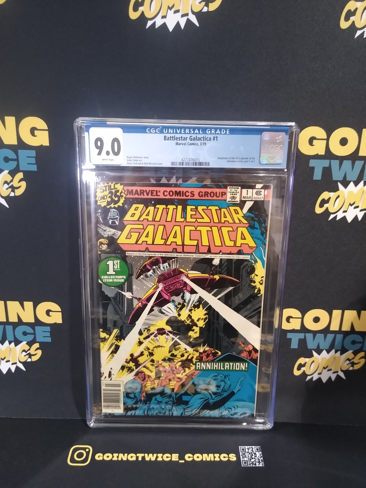 Battlestar Galactica Marvel Comic #1 Graded CGC 9.0