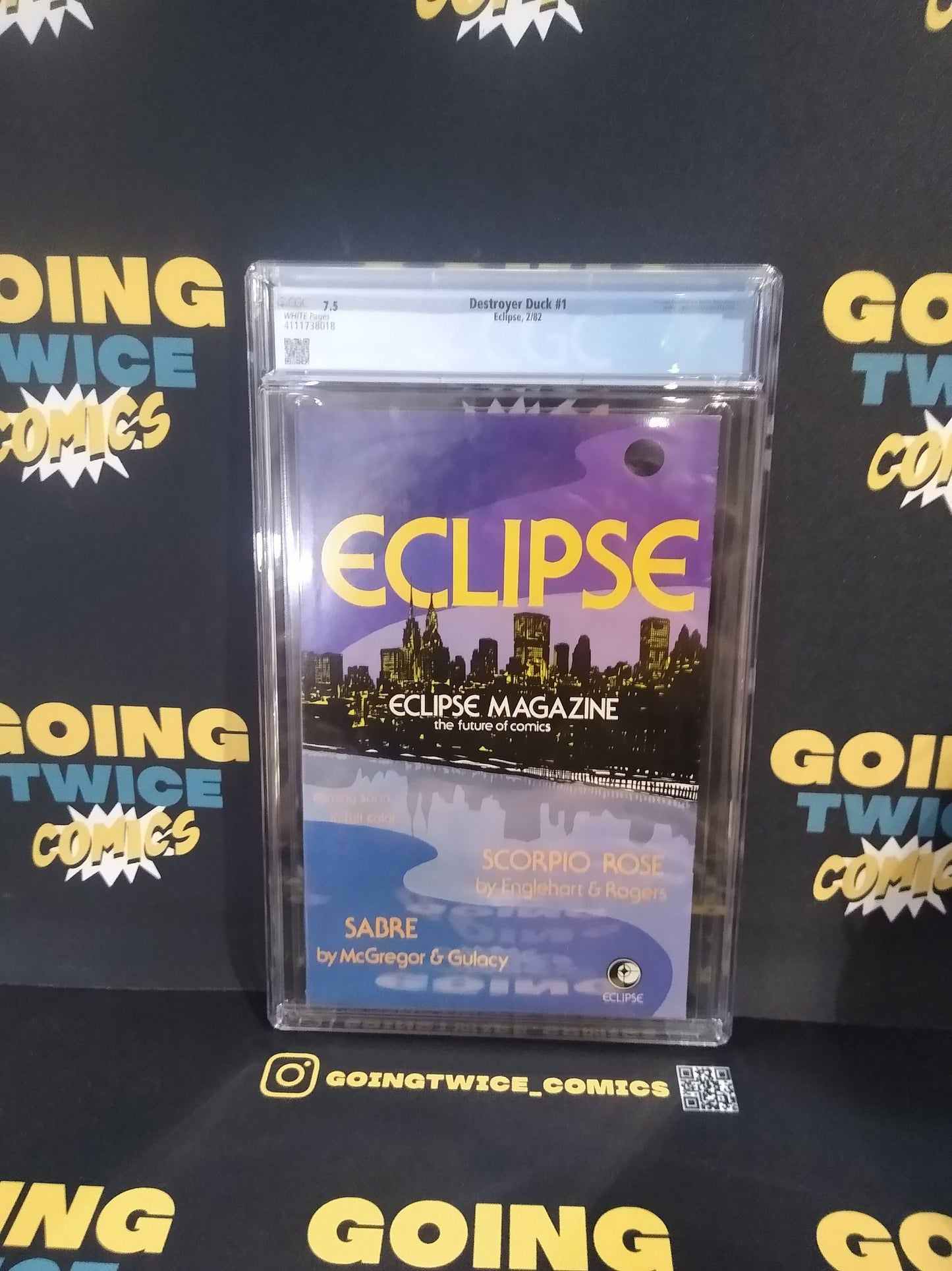Destroyer Duck Eclipse Comic #1 Graded CGC 7.5