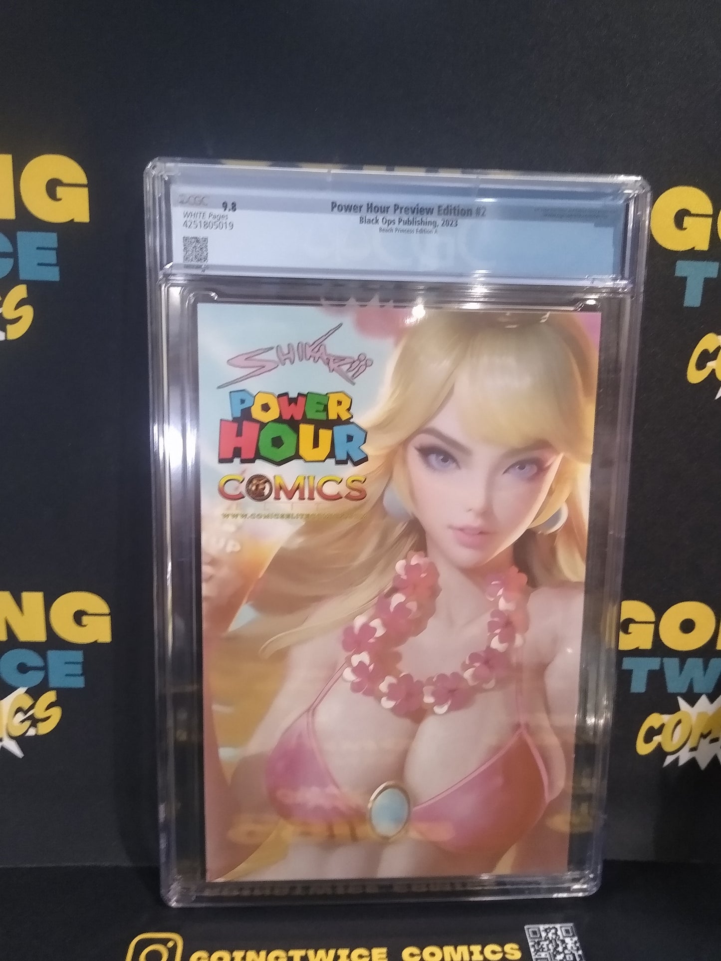 Power Hour Preview Edition Beach Princess Edition A Black Ops Comic #2 Graded CGC 9.8