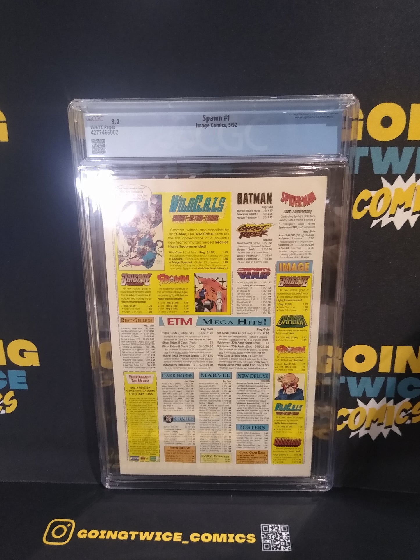 Spawn Image Comic #1 Graded CGC 9.2