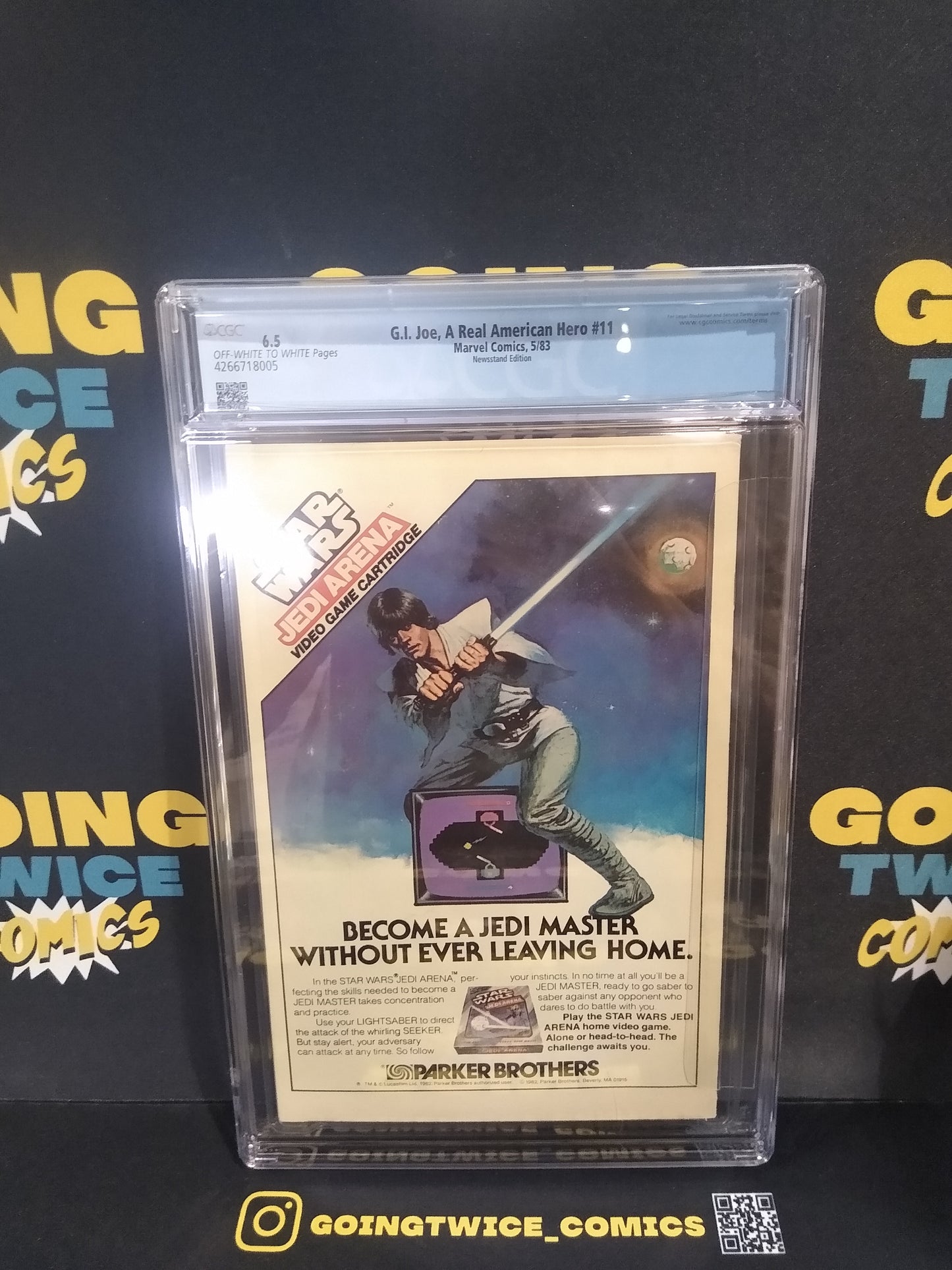 G.I. Joe, A Real American Hero Newsstand Marvel Comic Graded CGC 6.5