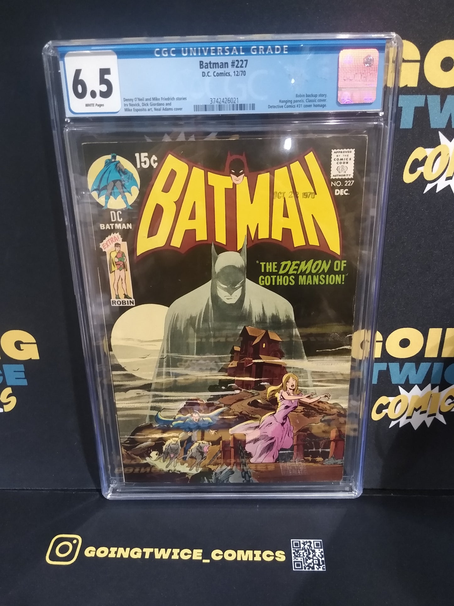 Batman DC Comics Comic #227 Graded CGC 6.5