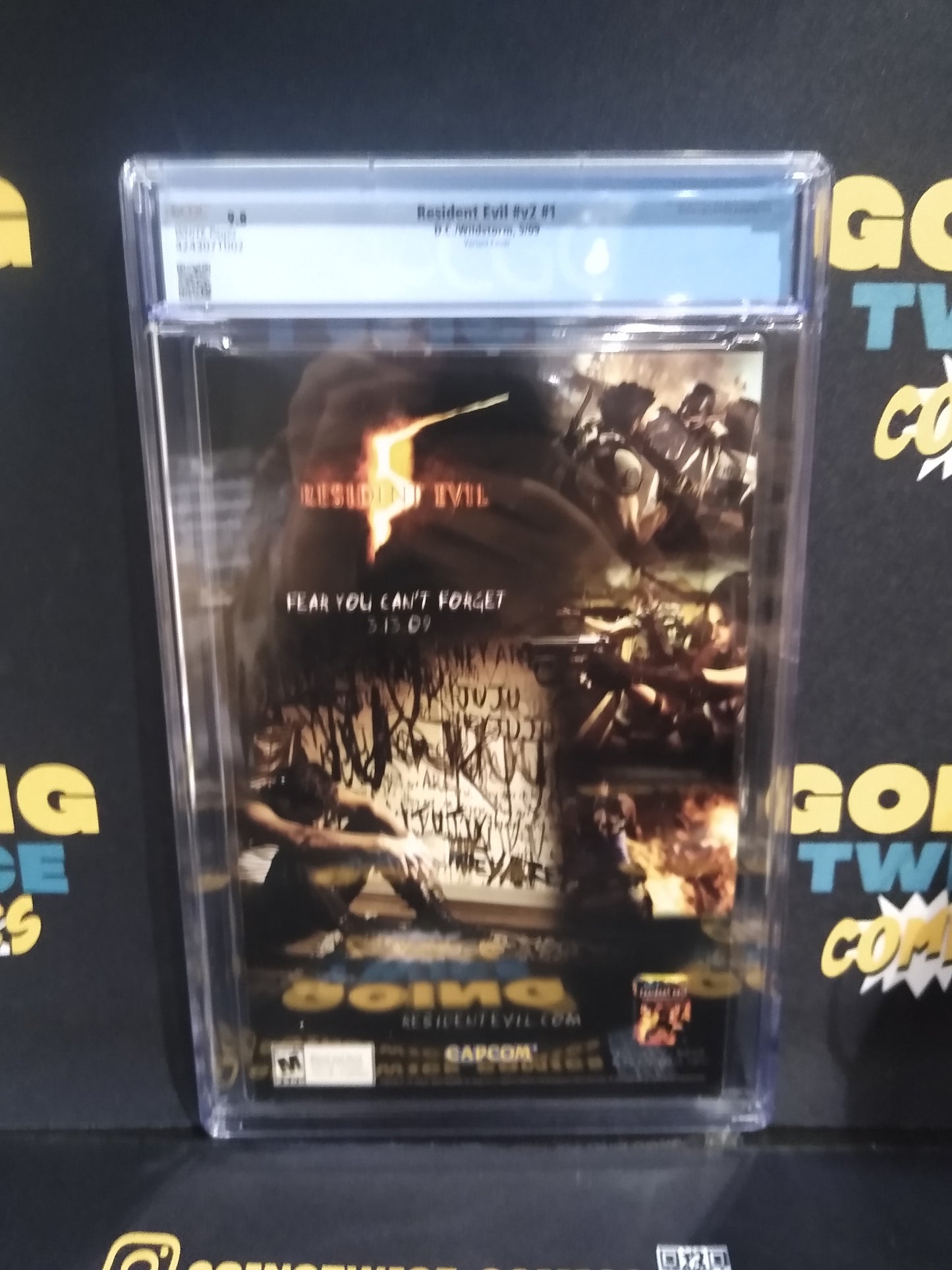 Resident Evil DC Comic #1 CGC Graded 9.8