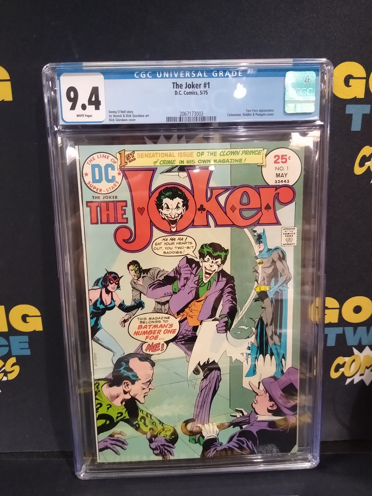The Joker DC Comic #1 Graded CGC 9.4