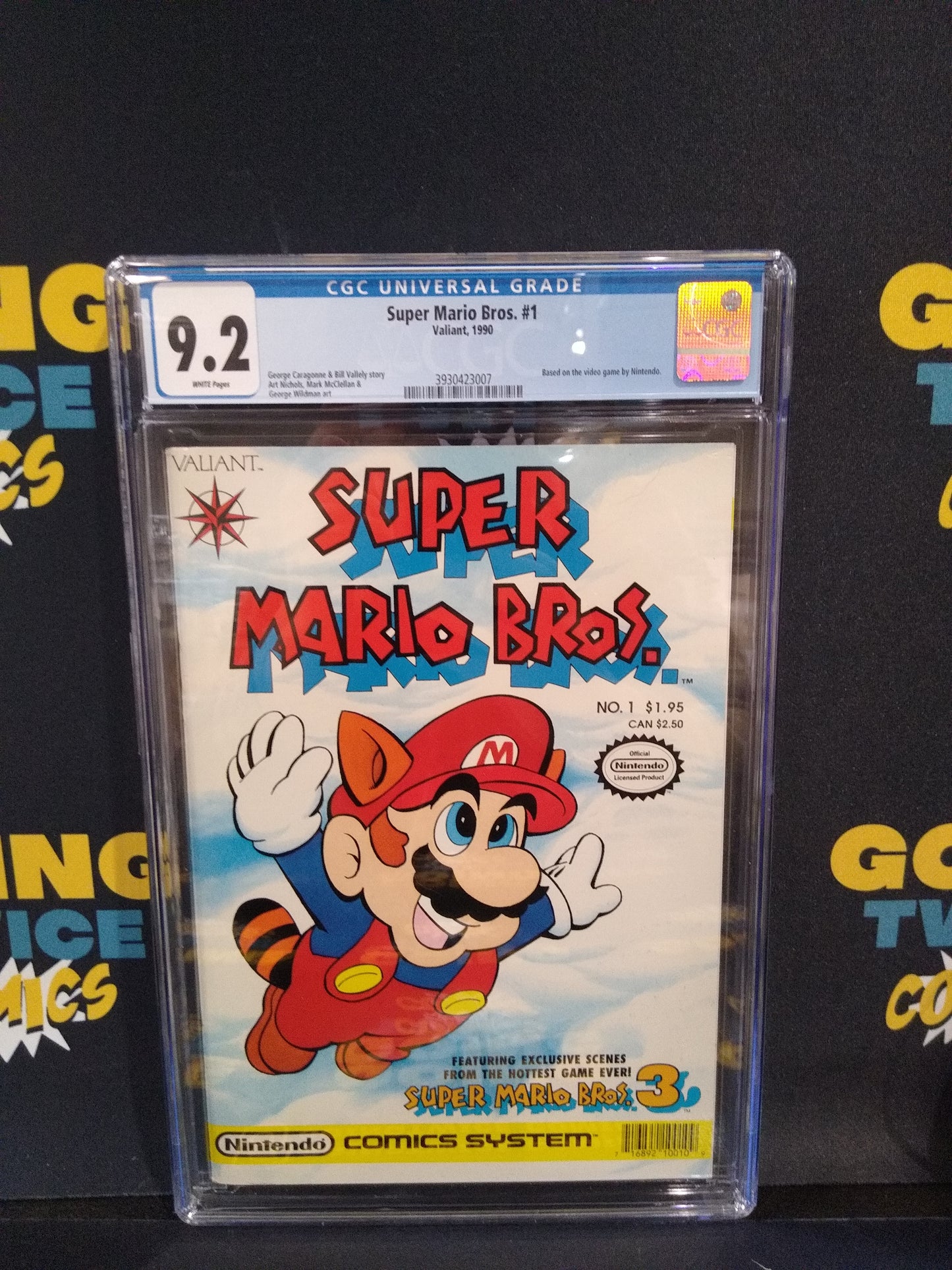 Super Mario Bros Valiant Comic #1 Graded CGC 9.2