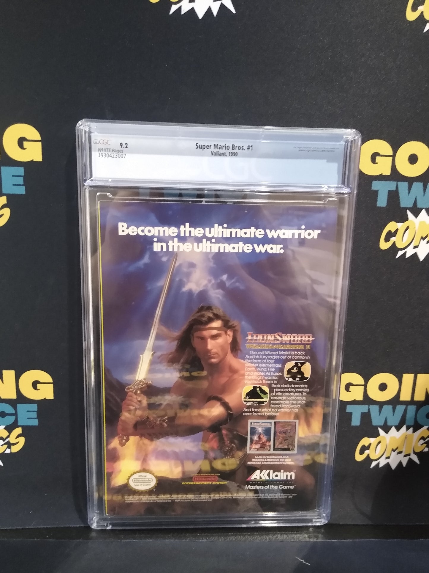 Super Mario Bros Valiant Comic #1 Graded CGC 9.2