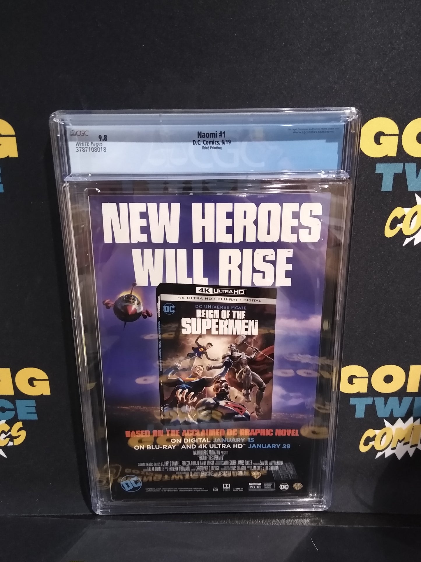 Naomi 3rd Printing DC Comic #1 Graded CGC 9.8