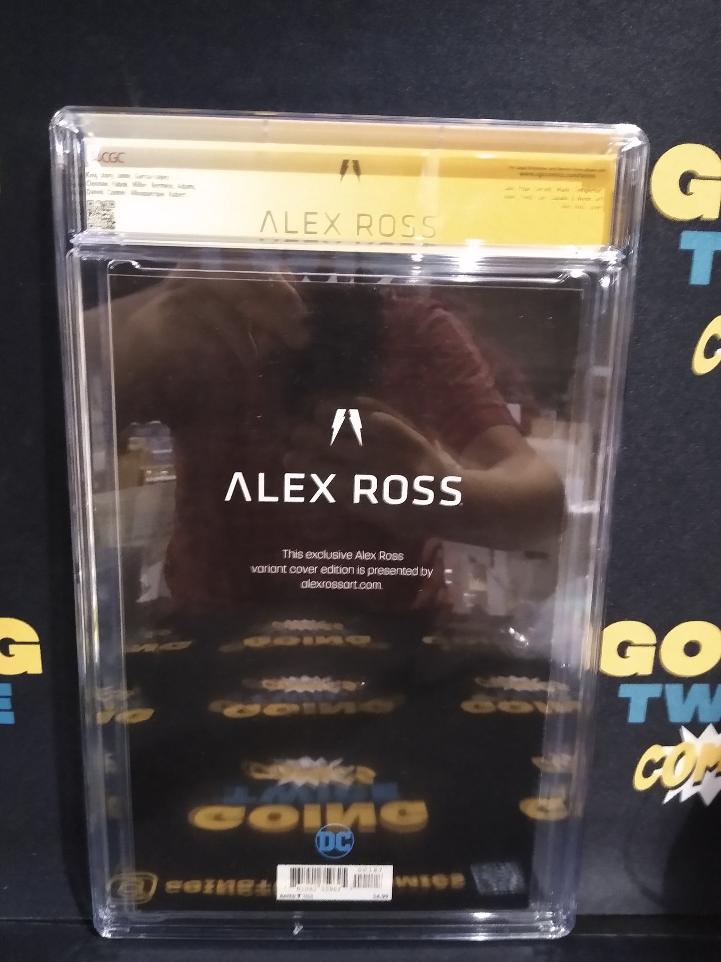 Batman AlexRossArt.com Variant B Signed by Alex Ross DC Comic #50 Graded CGC 9.8