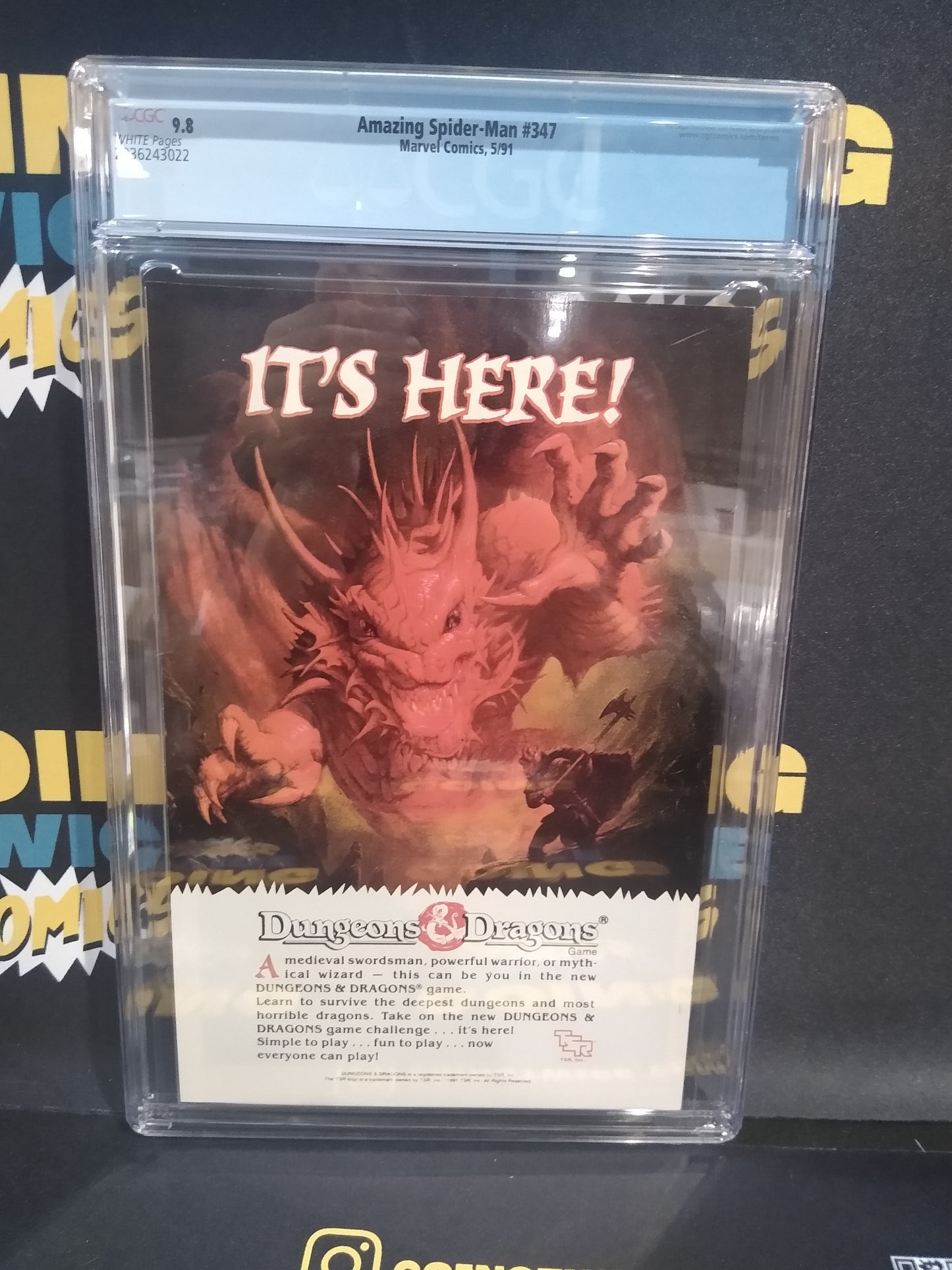 Amazing Spider-Man Marvel Comic #347 Graded CGC 9.8