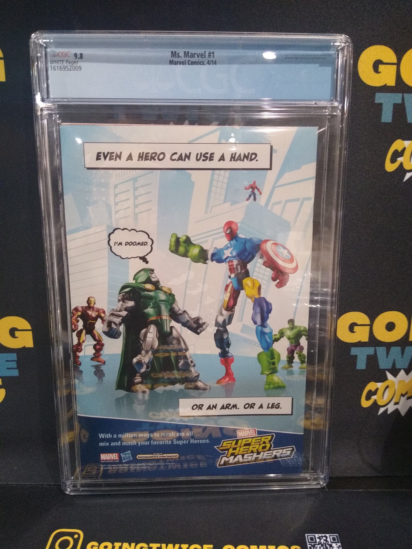 Ms. Marvel Marvel Comic #1 Graded CGC 9.8