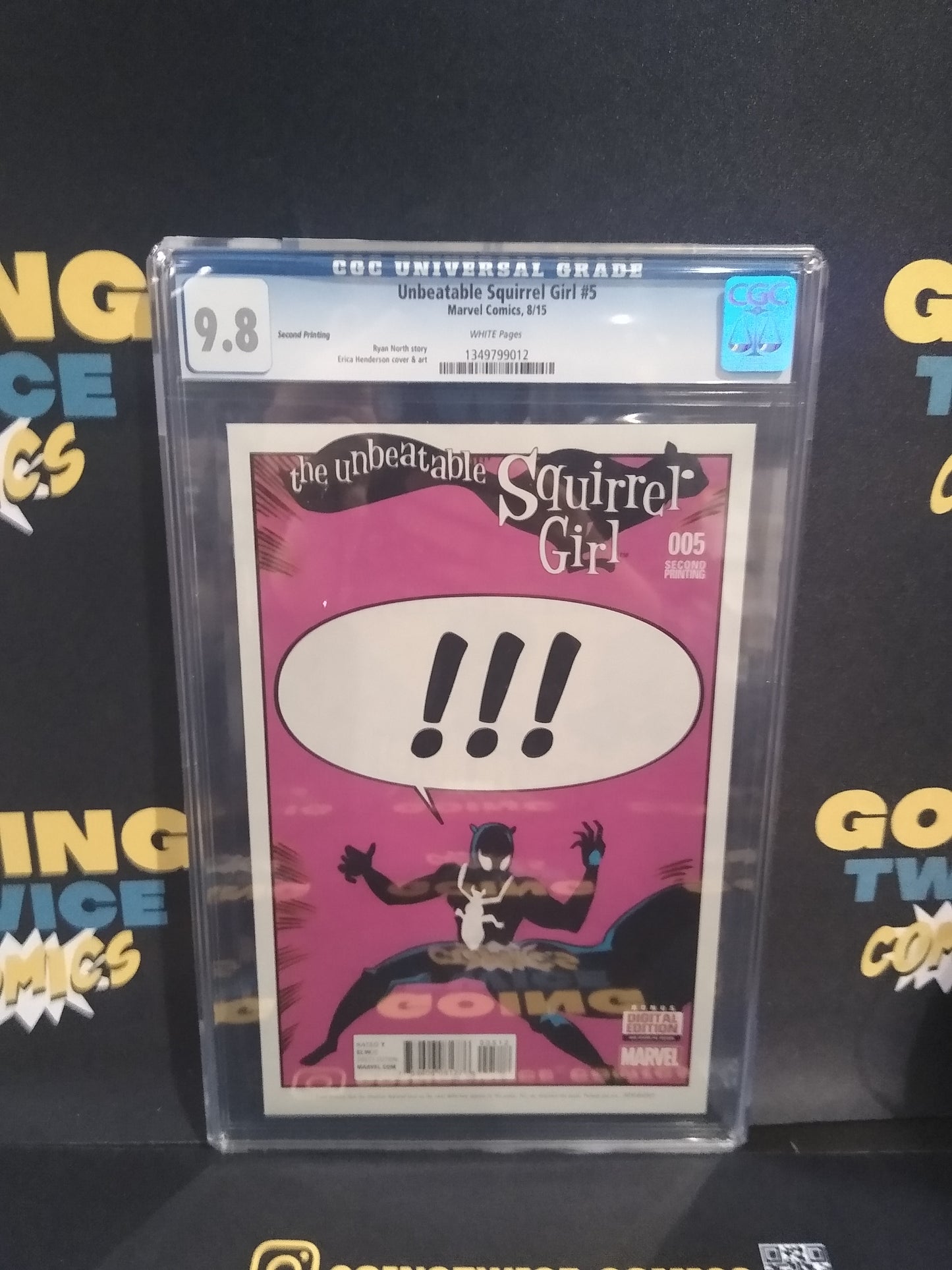 Unbeatable Squirrel Girl Second Printing Var Marvel Comic #5 Graded CGC 9.8