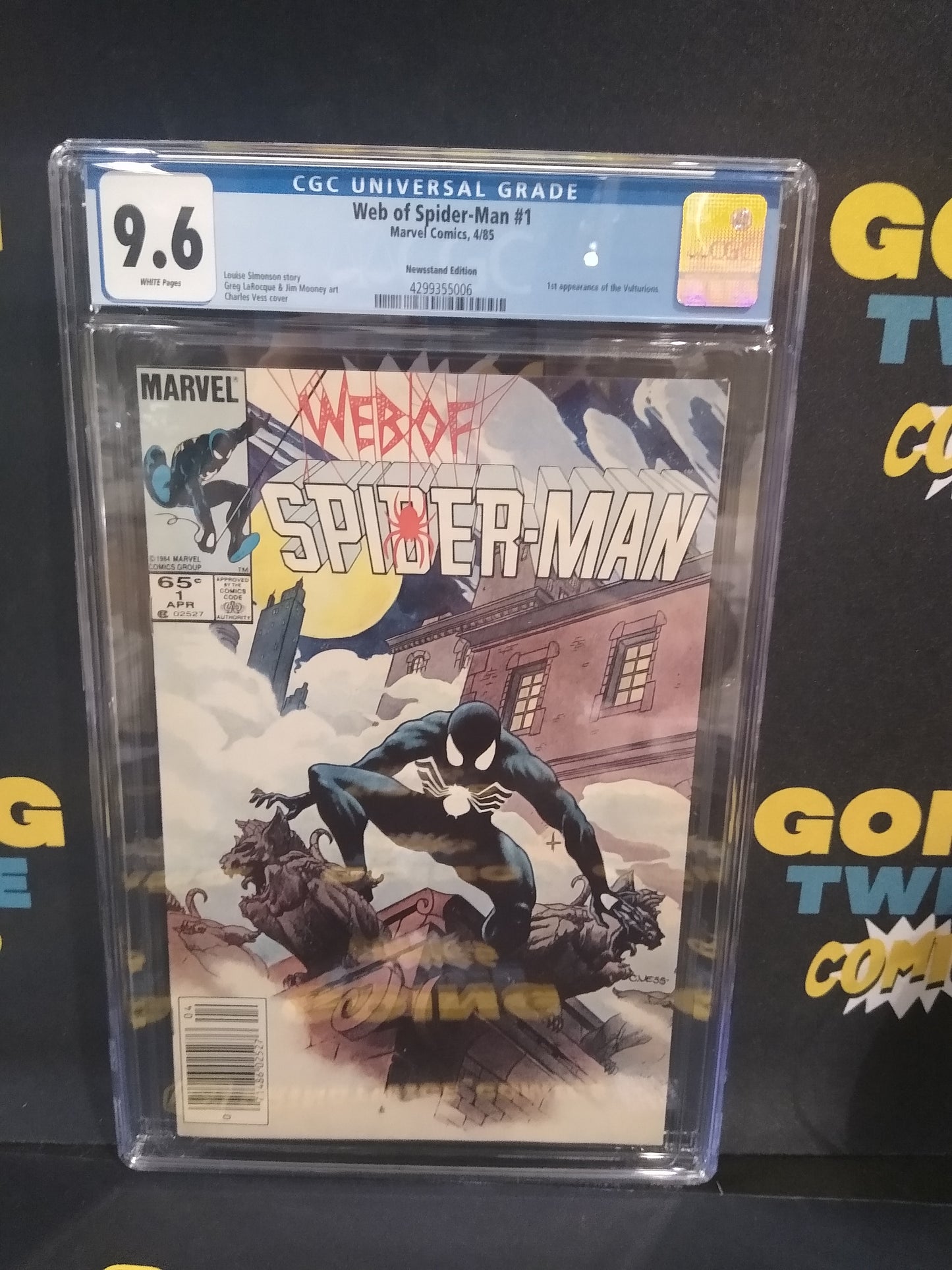 Web of Spider-Man Newsstand Marvel Comic #1 Graded CGC 9.6