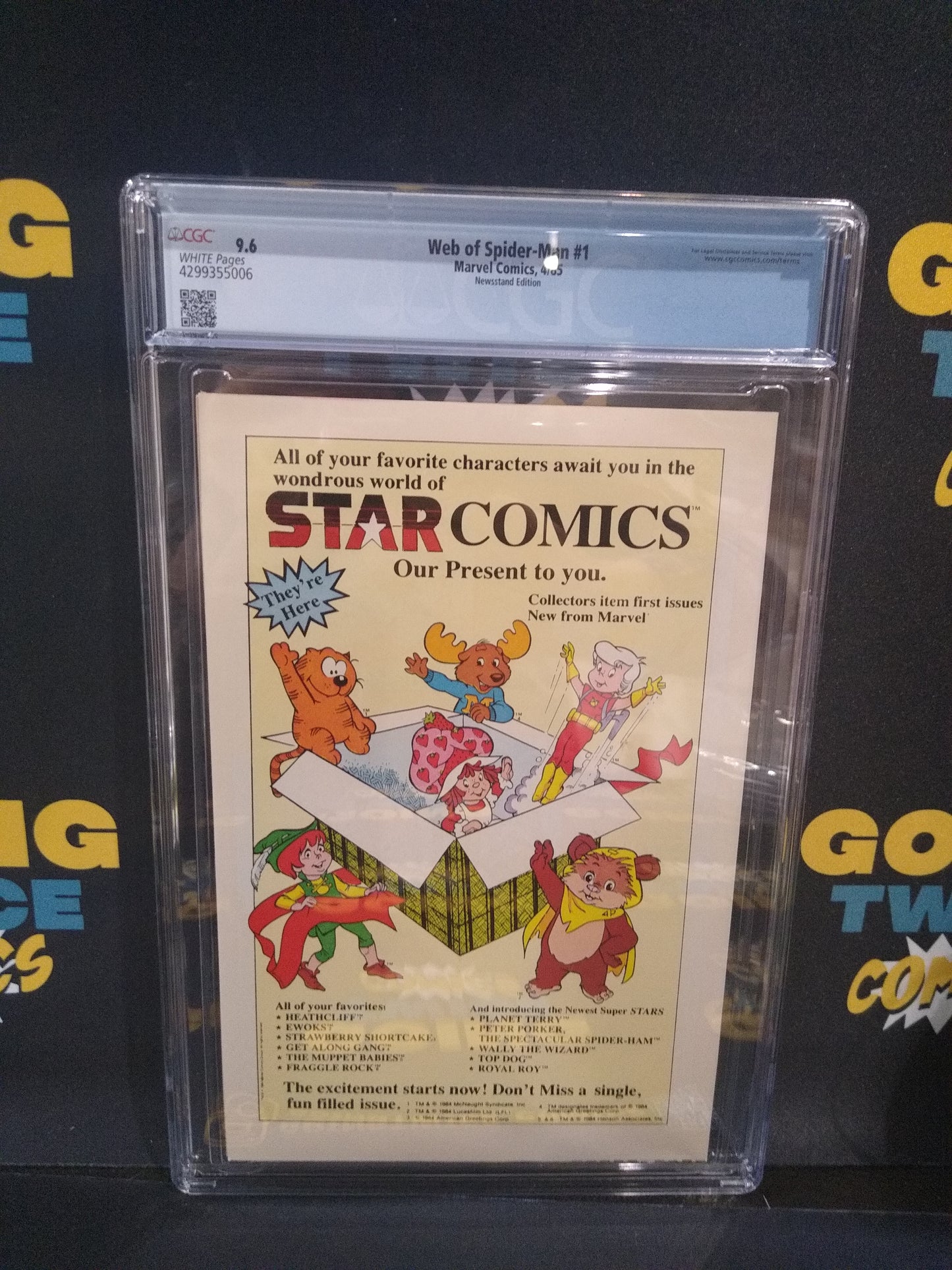 Web of Spider-Man Newsstand Marvel Comic #1 Graded CGC 9.6