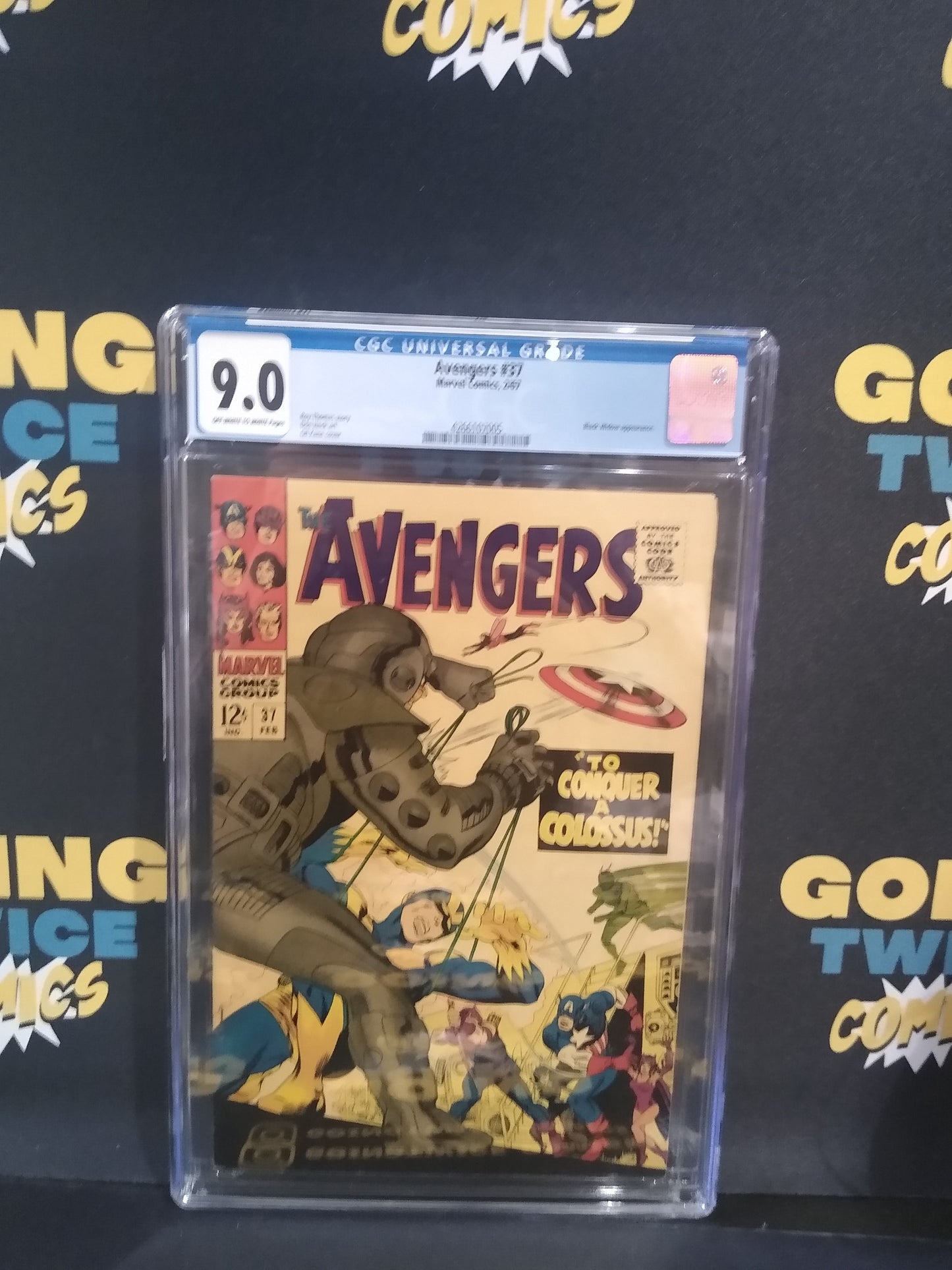 Avengers Marvel Comic #37 Graded CGC 9.0