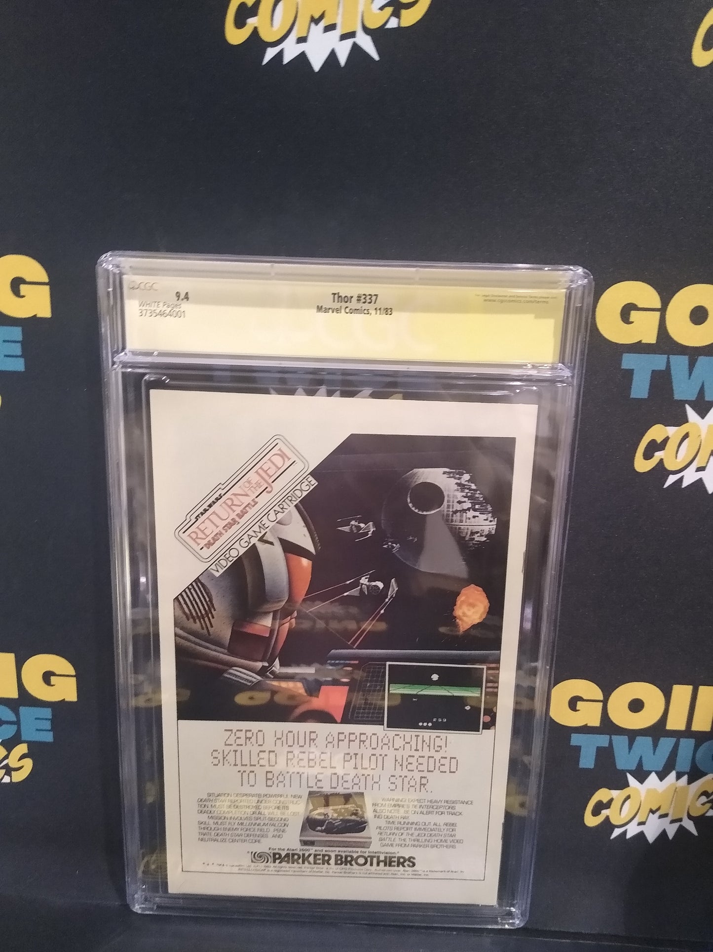 Thor Marvel Signed by Walt Simonson #337 Graded CGC 9.4