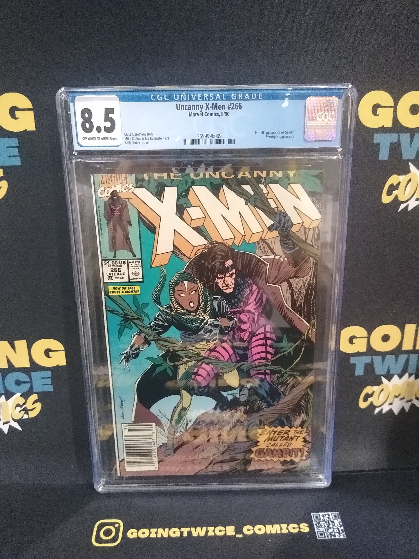 Uncanny X-Men Marvel Comic #266 Graded CGC 8.5
