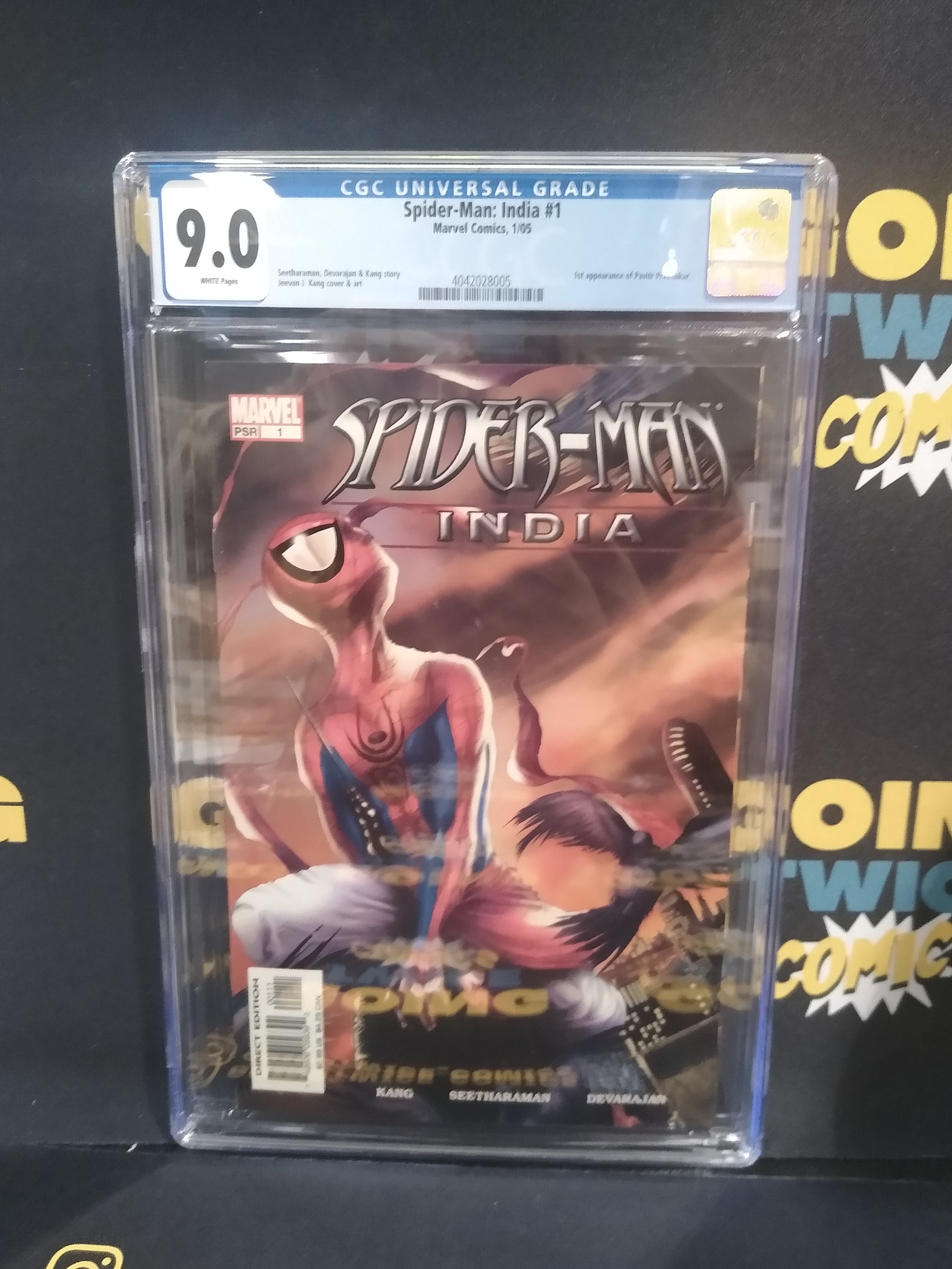 Spider- selling Man : India #1 - CGC 9.0