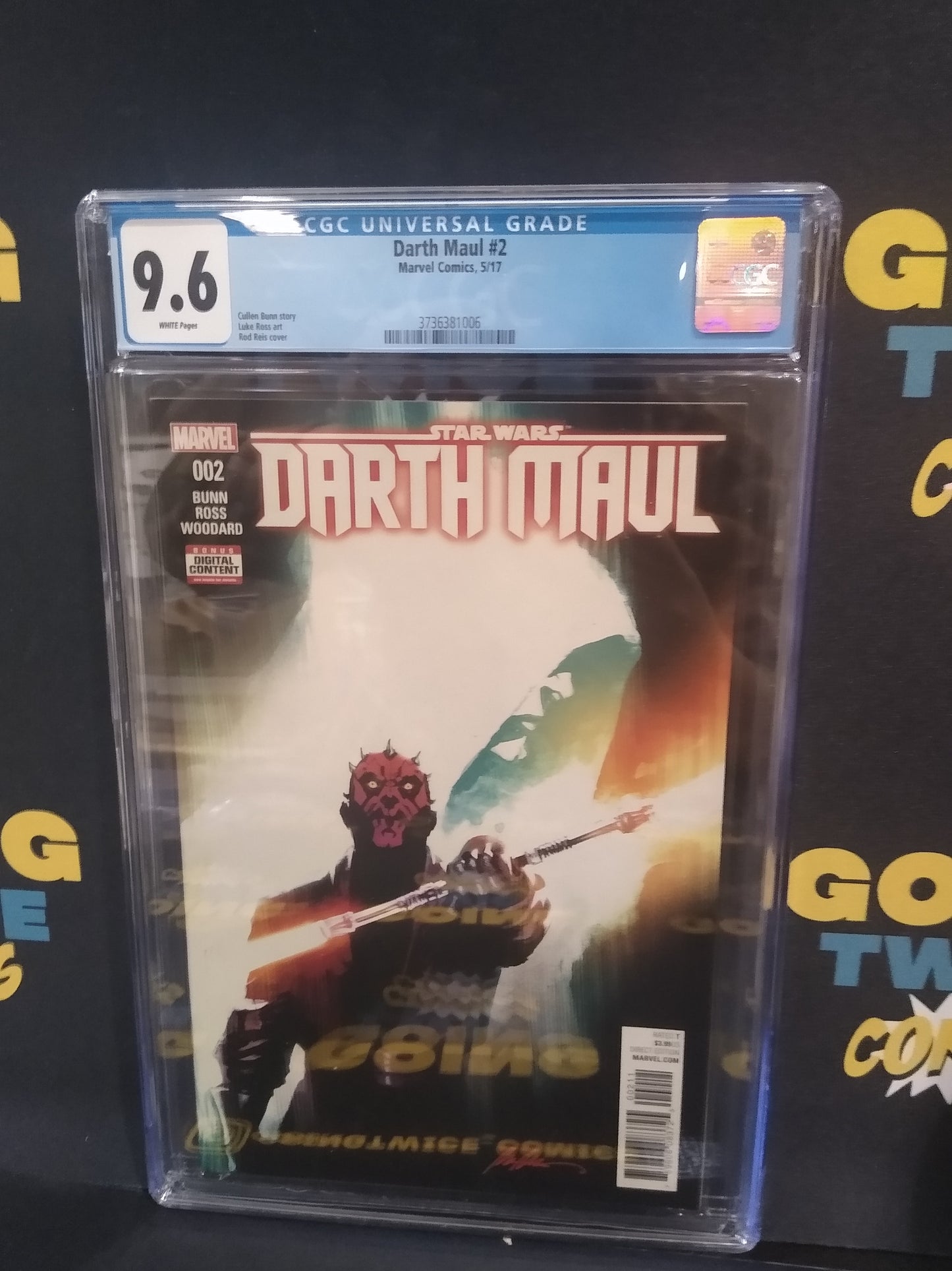 Darth Maul Marvel Comic #2 Graded CGC 9.6
