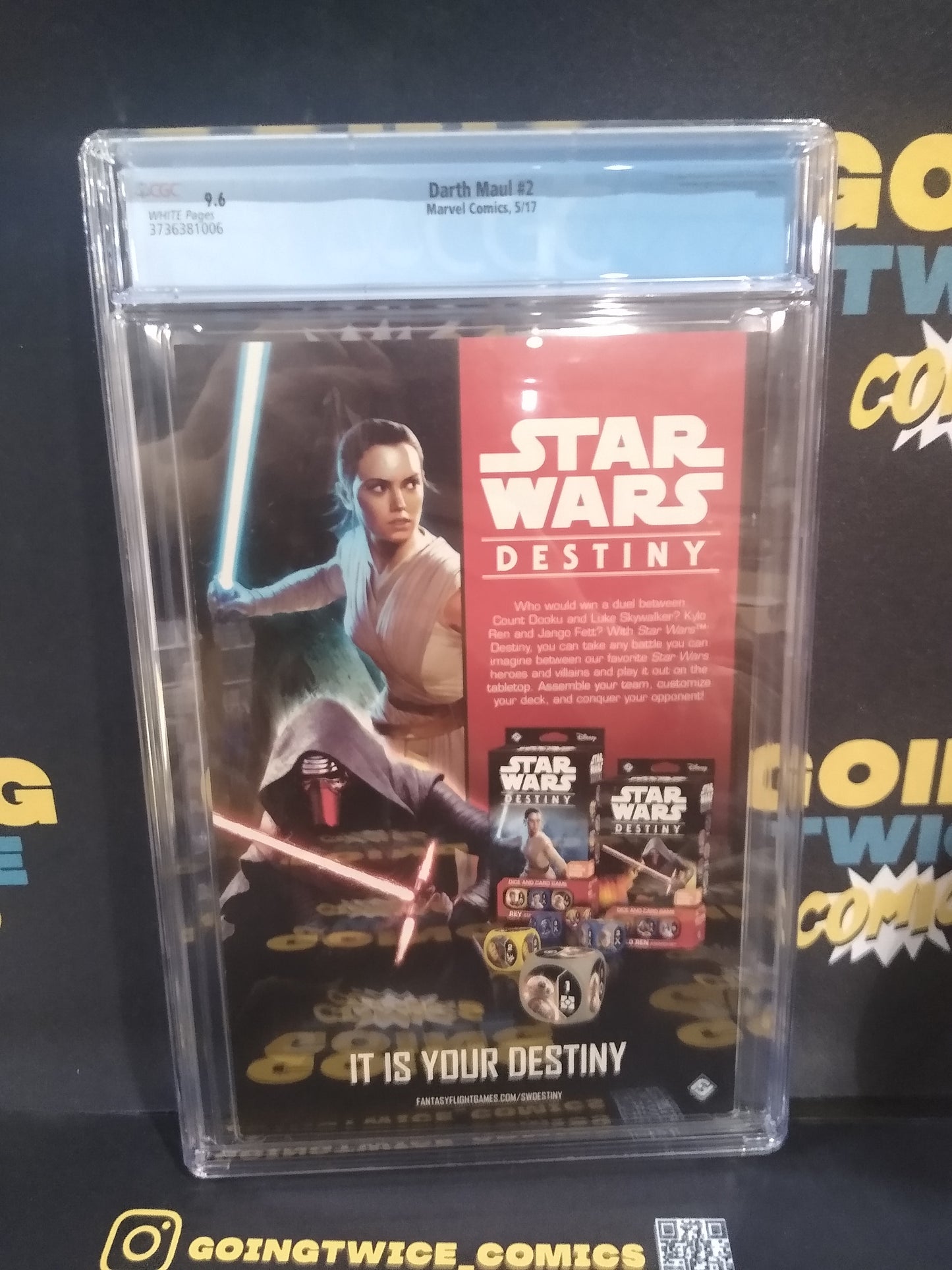 Darth Maul Marvel Comic #2 Graded CGC 9.6