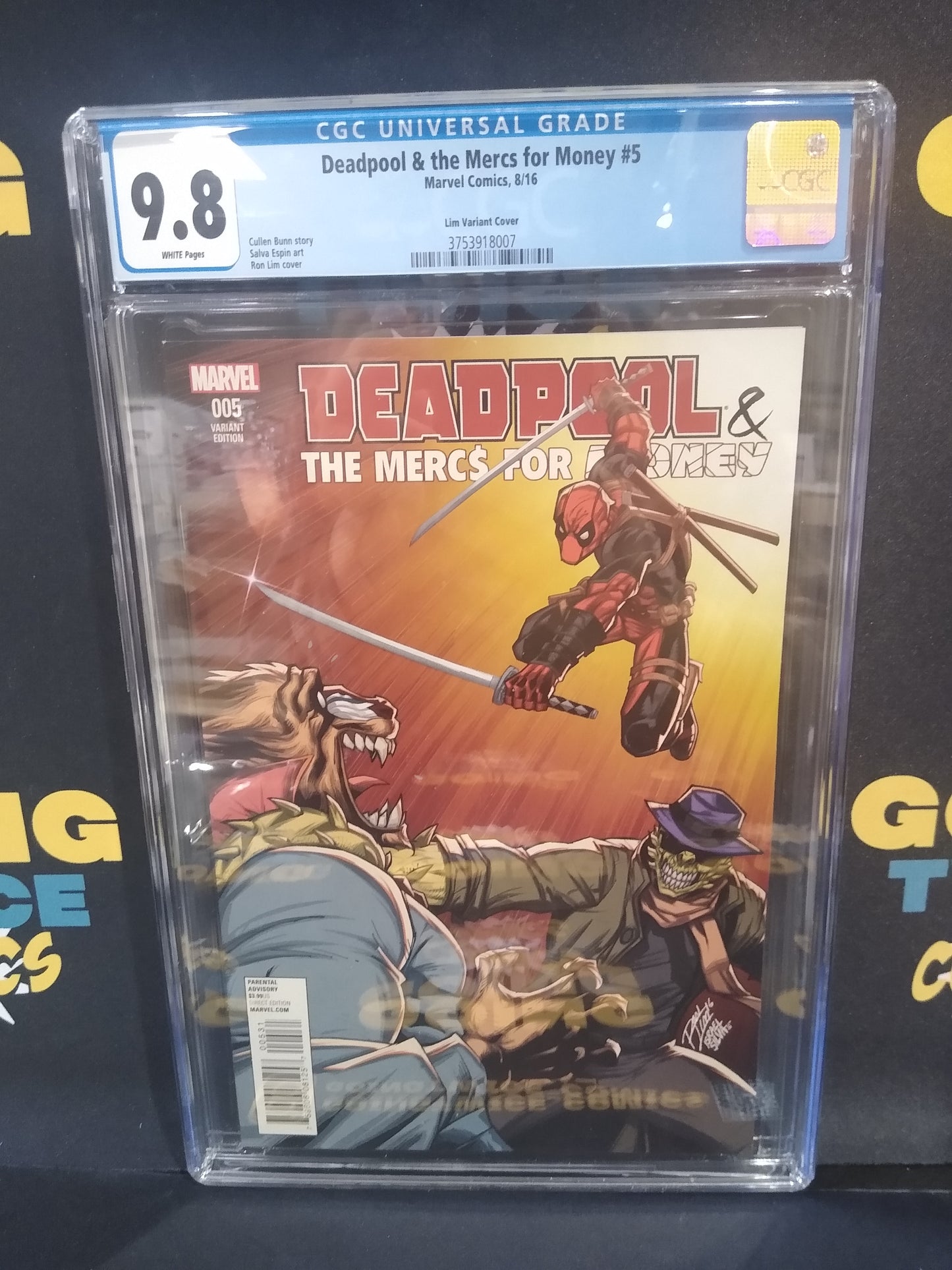 Deadpool & the Mercs For Money Marvel Comic #5 Graded CGC 9.8