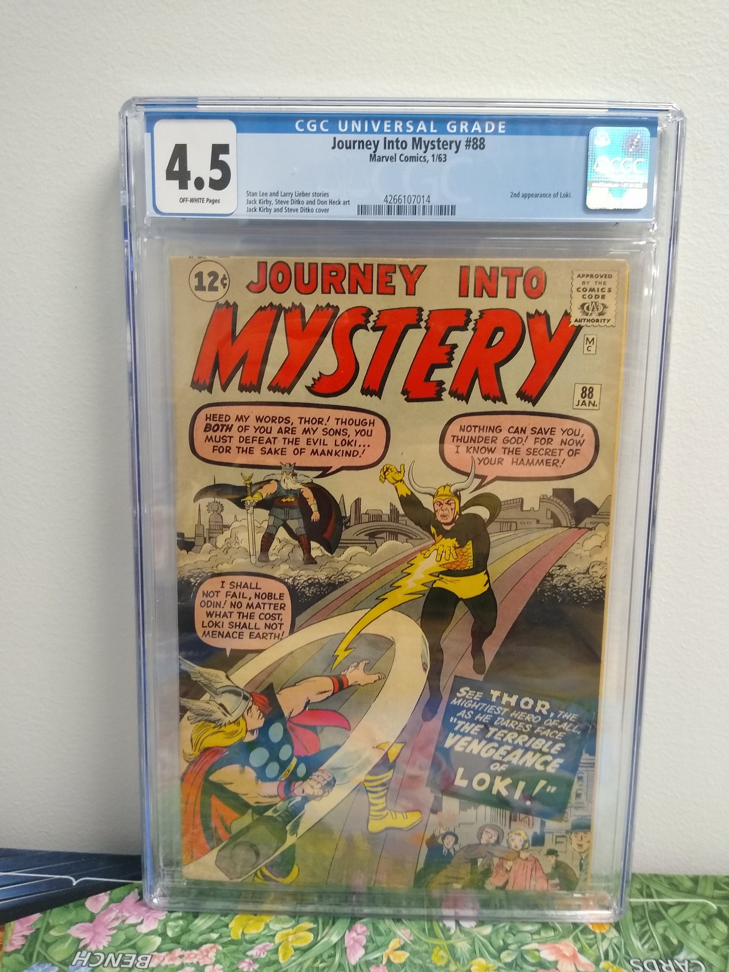 Journey into Mystery Marvel Comic #88 Graded CGC 4.5