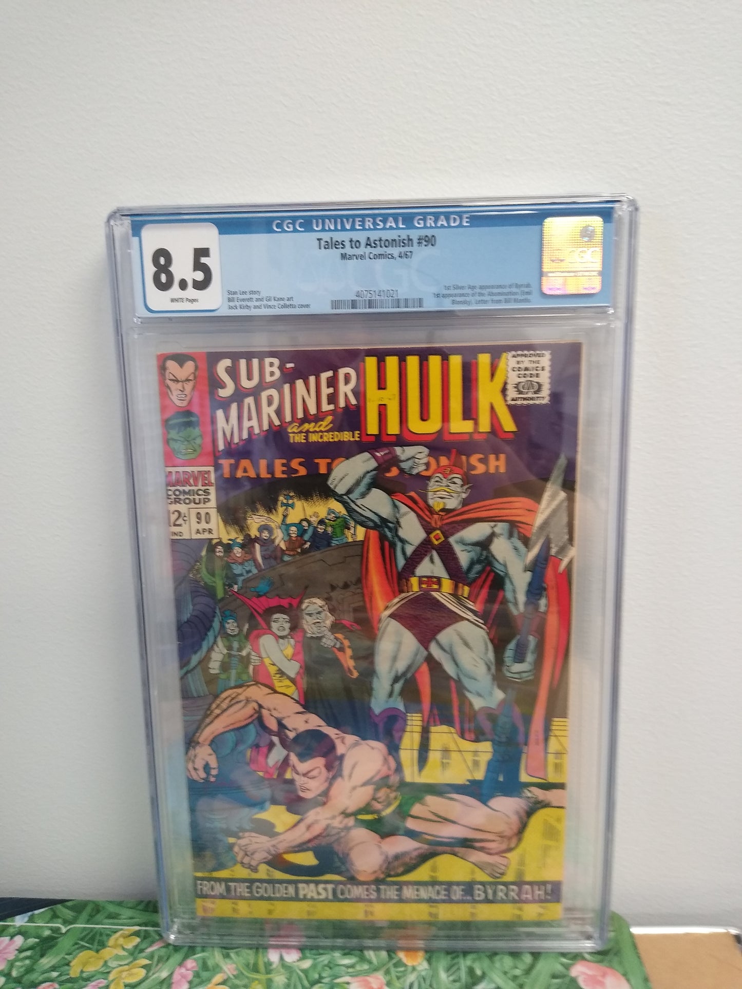 Tales to Astonish Marvel Comic #90 Graded CGC 8.5
