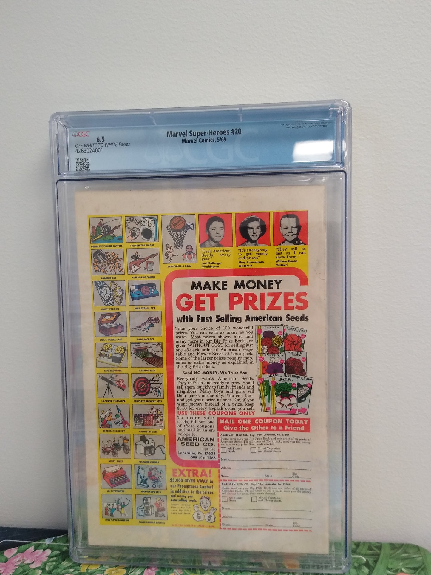 Marvel Super-Heroes Marvel Comic #20 Graded CGC 6.5