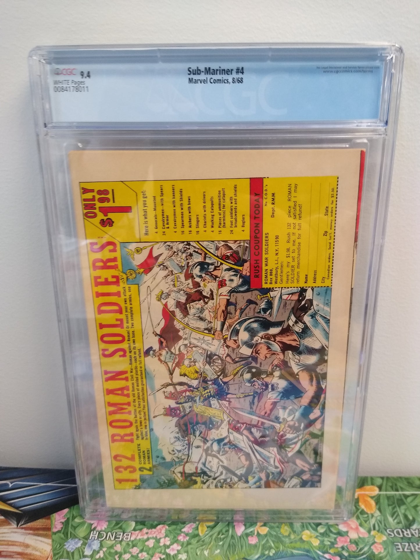 Sub-Mariner Marvel Comic #4 Graded CGC 9.4