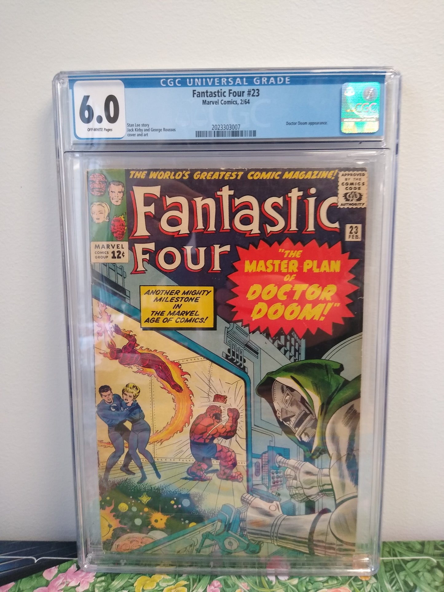 Fantastic Four Marvel Comic #23 Graded CGC 6.0