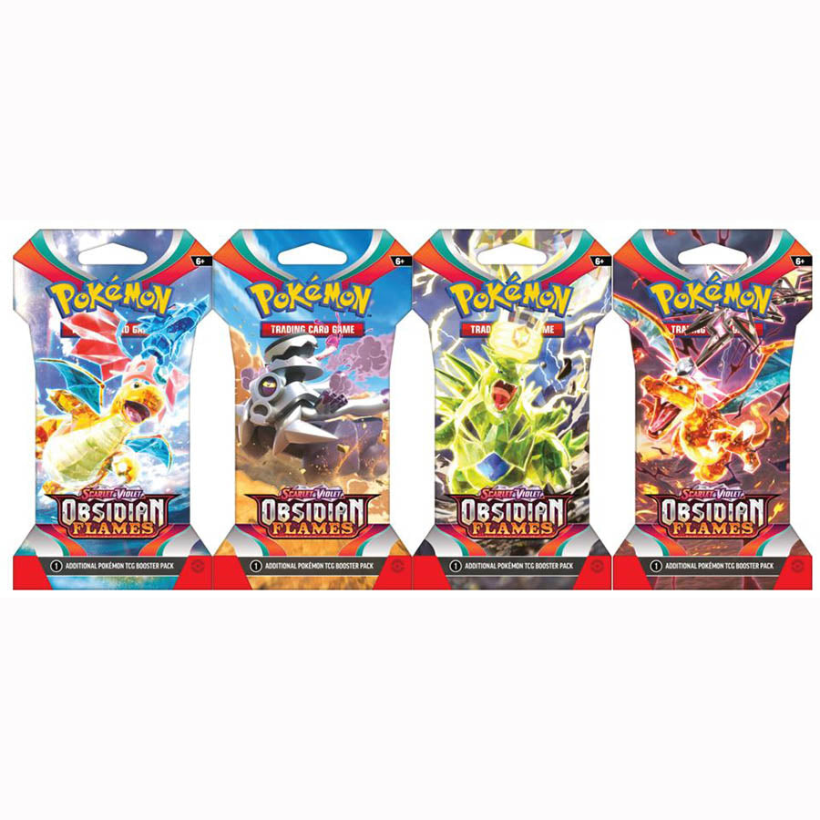 Pokemon Scarlet and Violet: Obsidian Flames Sleeved Booster Master Case (144ct)