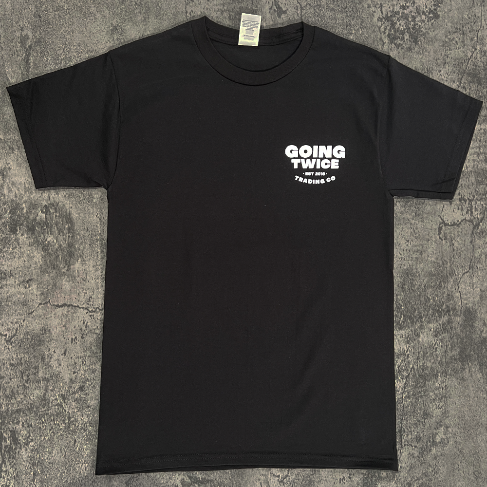Going Twice Logo T-Shirt - Black