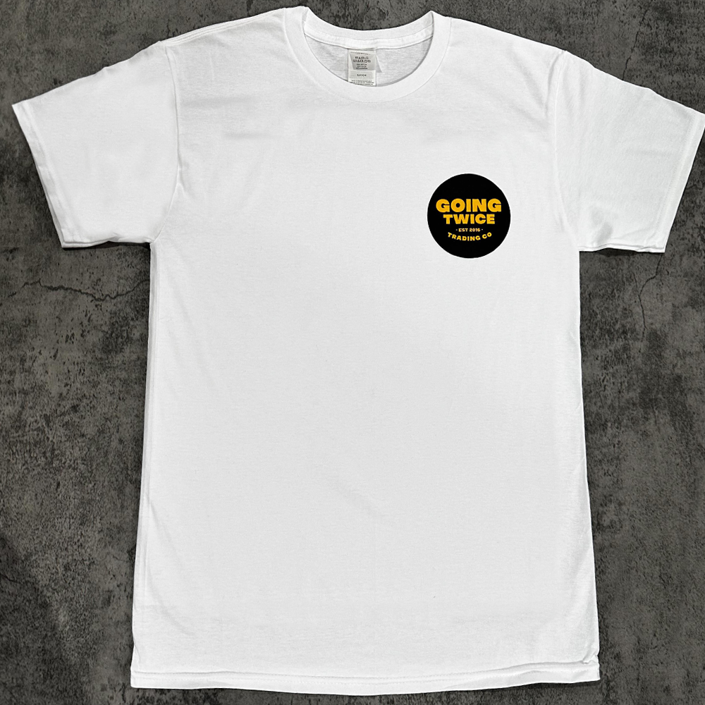 Going Twice Logo T-shirt - White