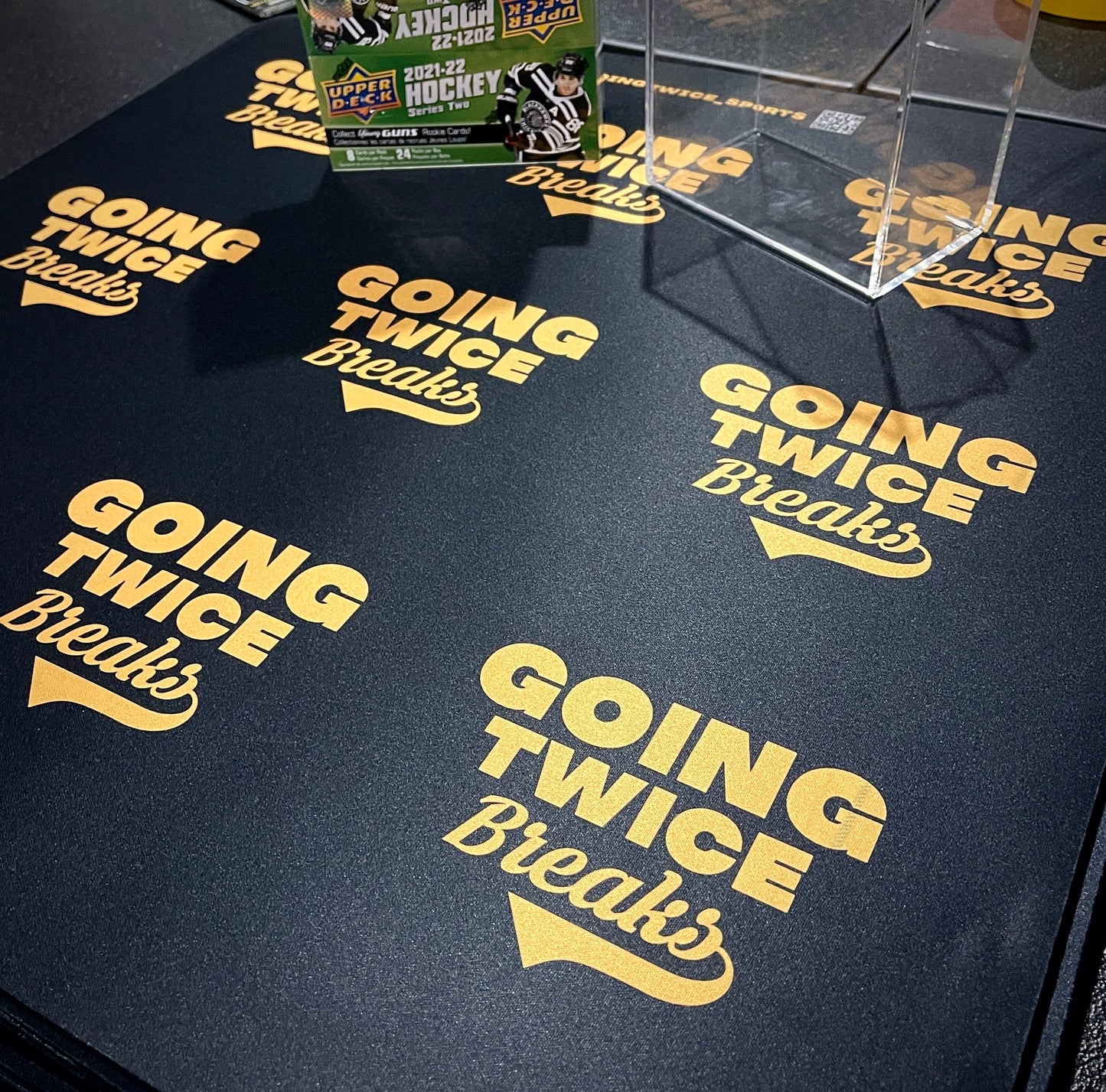 Going Twice Breaks Playmat - 24x24