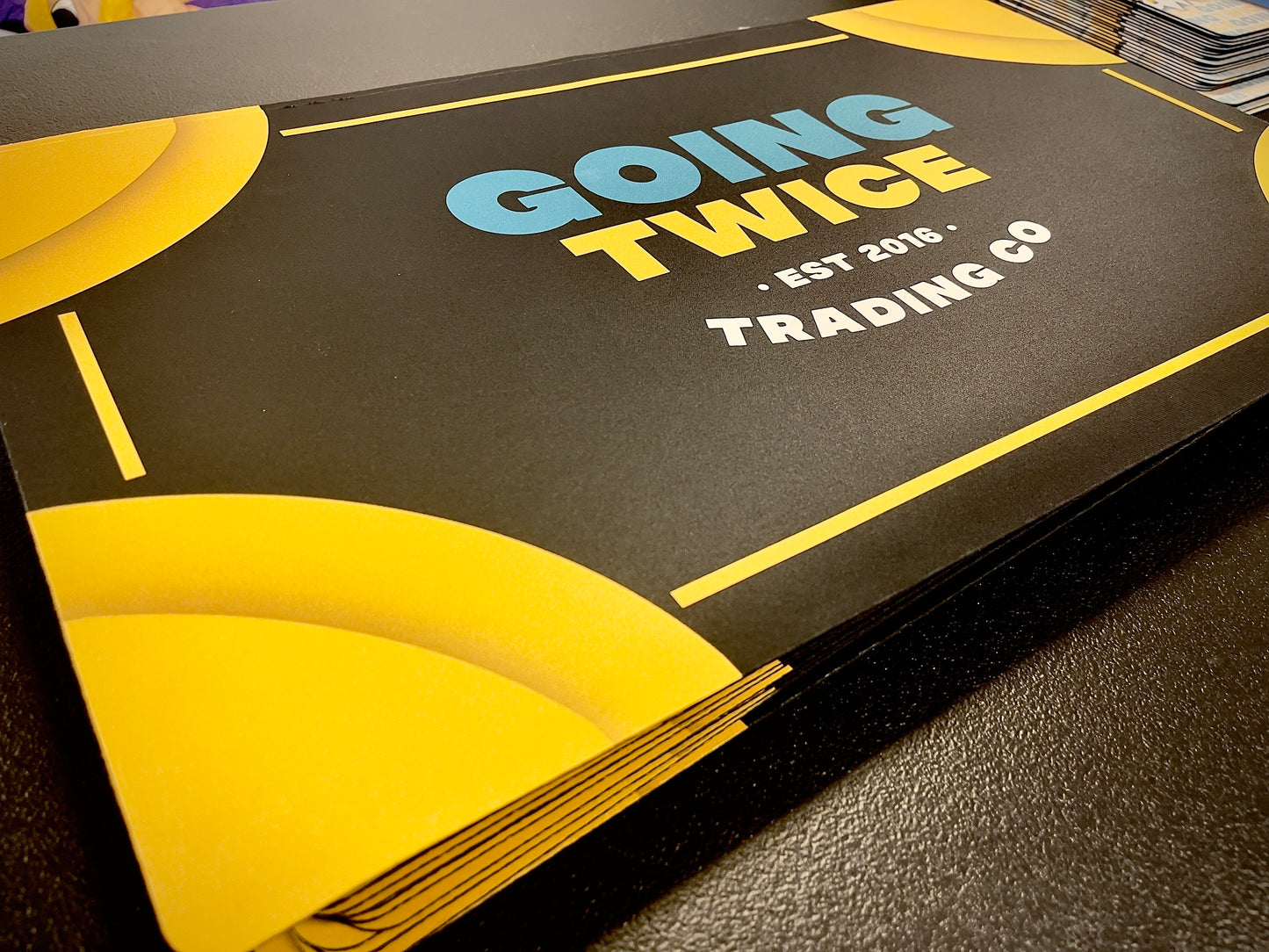 Going Twice Logo Playmat - 14x24