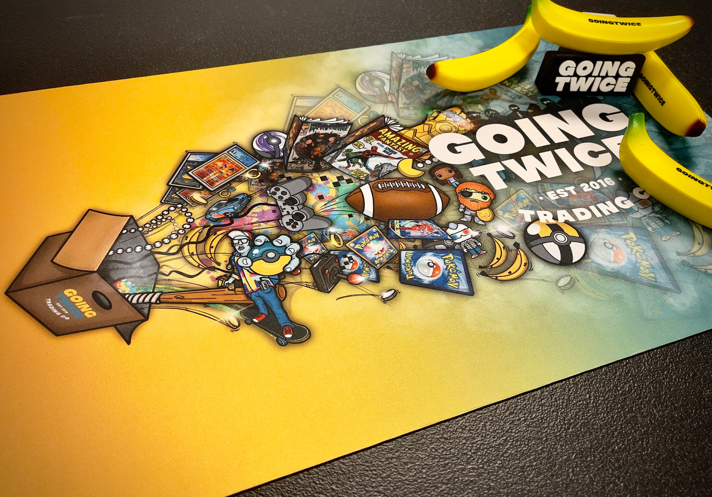 Going Twice Playmat - 14x24