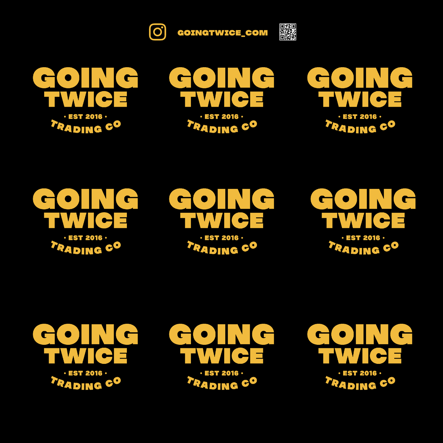 Going Twice Trading Co Playmat - 24x24