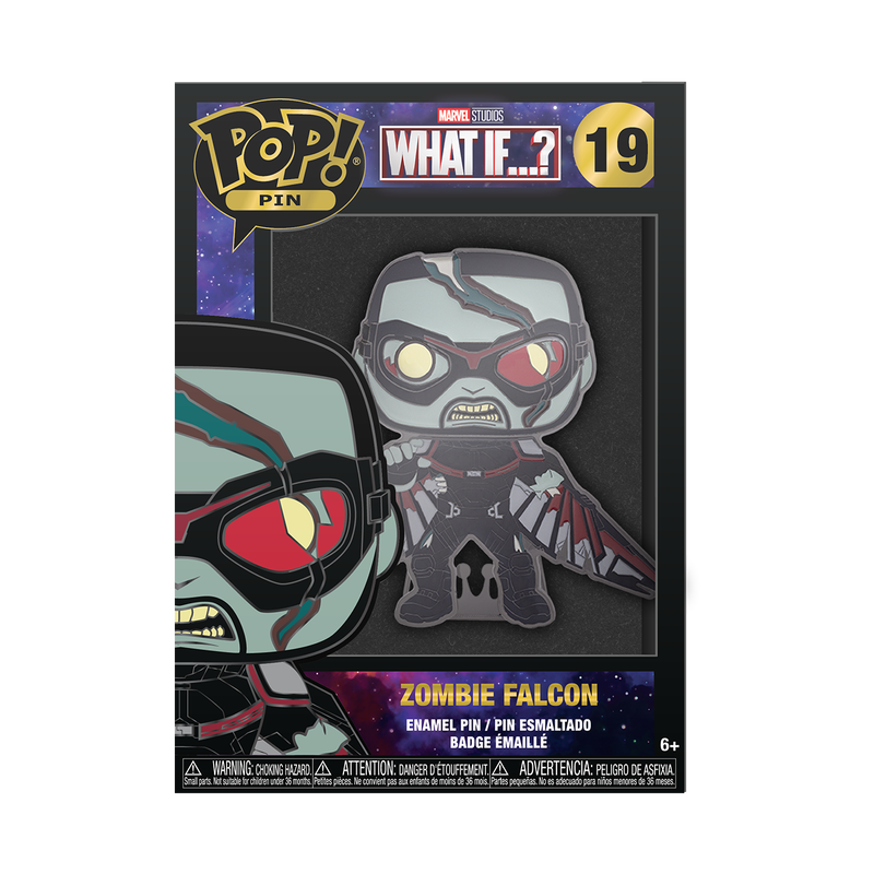 Marvel's What If Zombie Falcon Large Enamel Pop! Pin