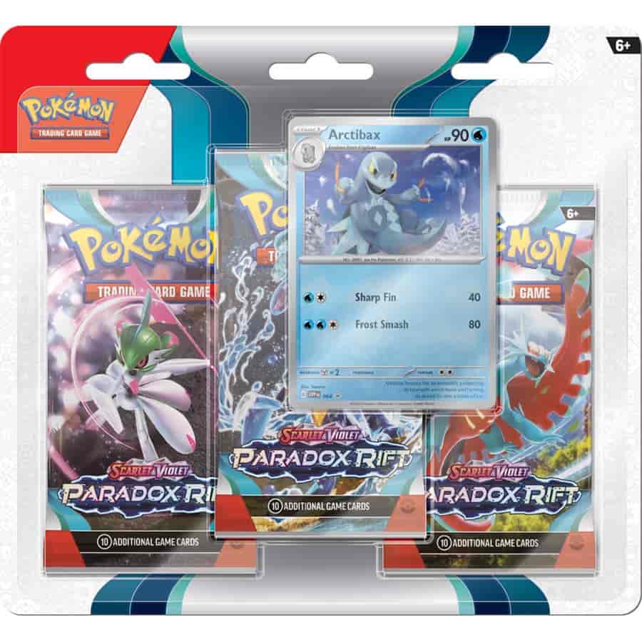 POKEMON TCG: SCARLET AND VIOLET: PARADOX RIFT: THREE-BOOSTER BLISTER
