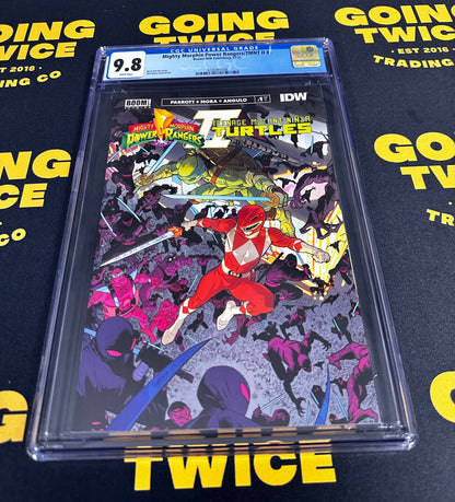 Mighty Morphin Power Rangers/TMNT II Boom! Comic #1 CGC Graded 9.8