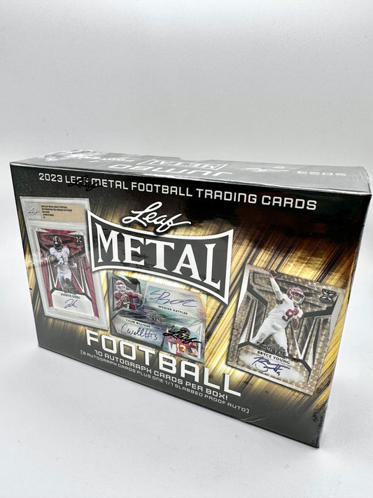 2023 Leaf Metal Football Jumbo Box