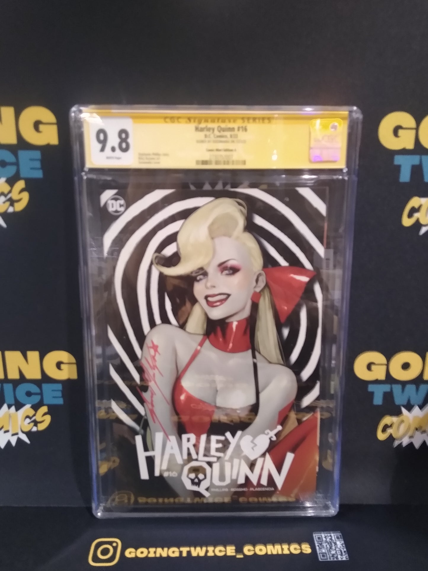 Harley Quinn Comic Mint Edition A Signed by Sozomaika DC Comic Graded CGC 9.8
