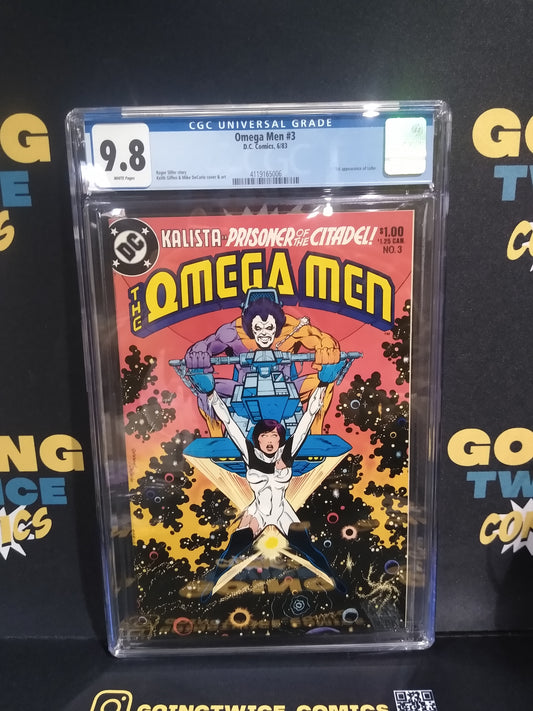 Omega Men FIRST APP LOBO DC Comic #3 Graded CGC 9.8