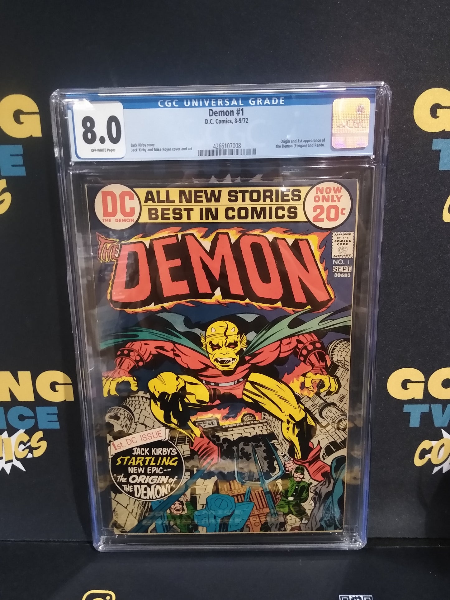 Demon DC Comics Comic #1 Graded CGC 8.0
