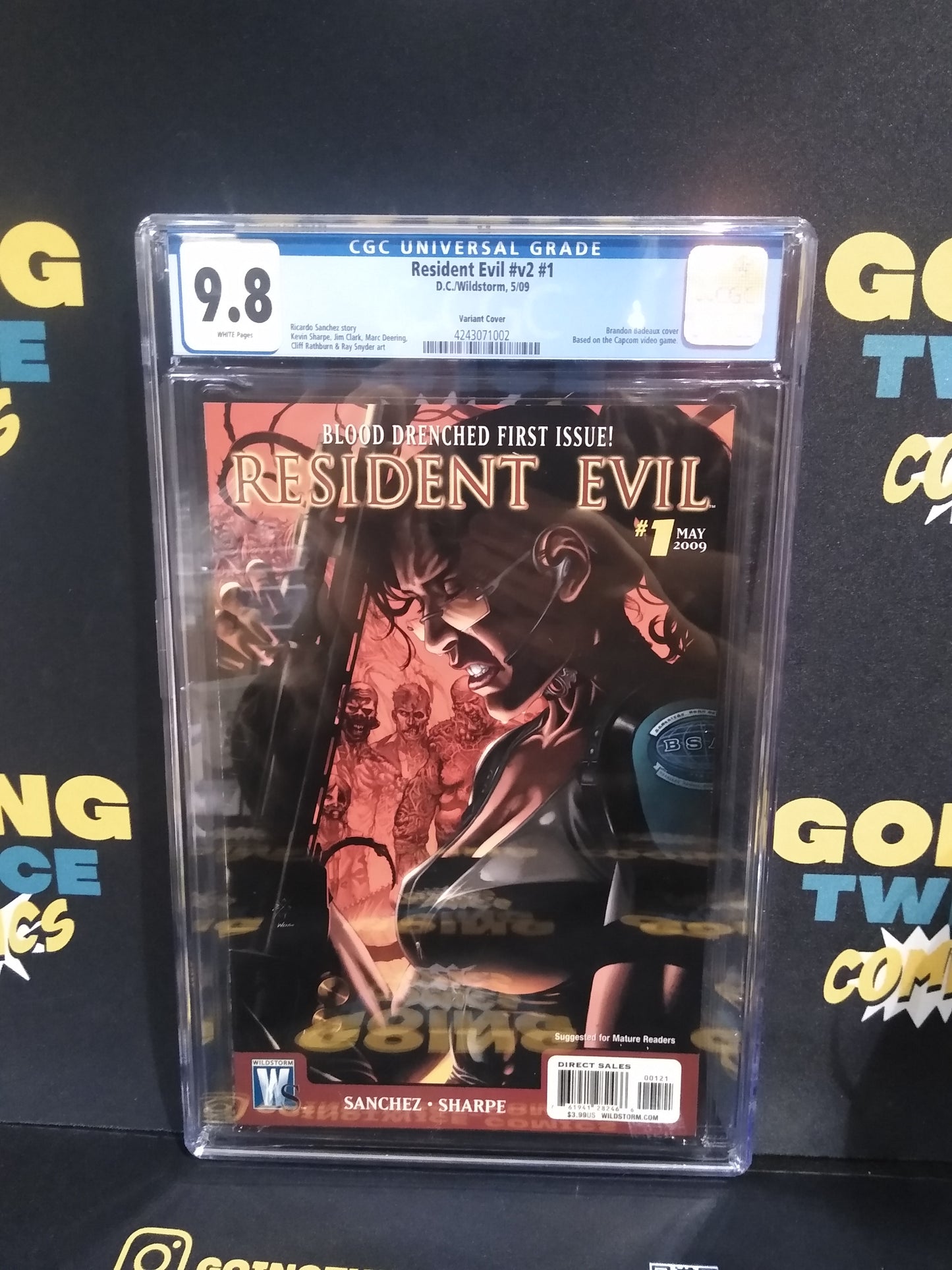 Resident Evil DC Comic #1 CGC Graded 9.8